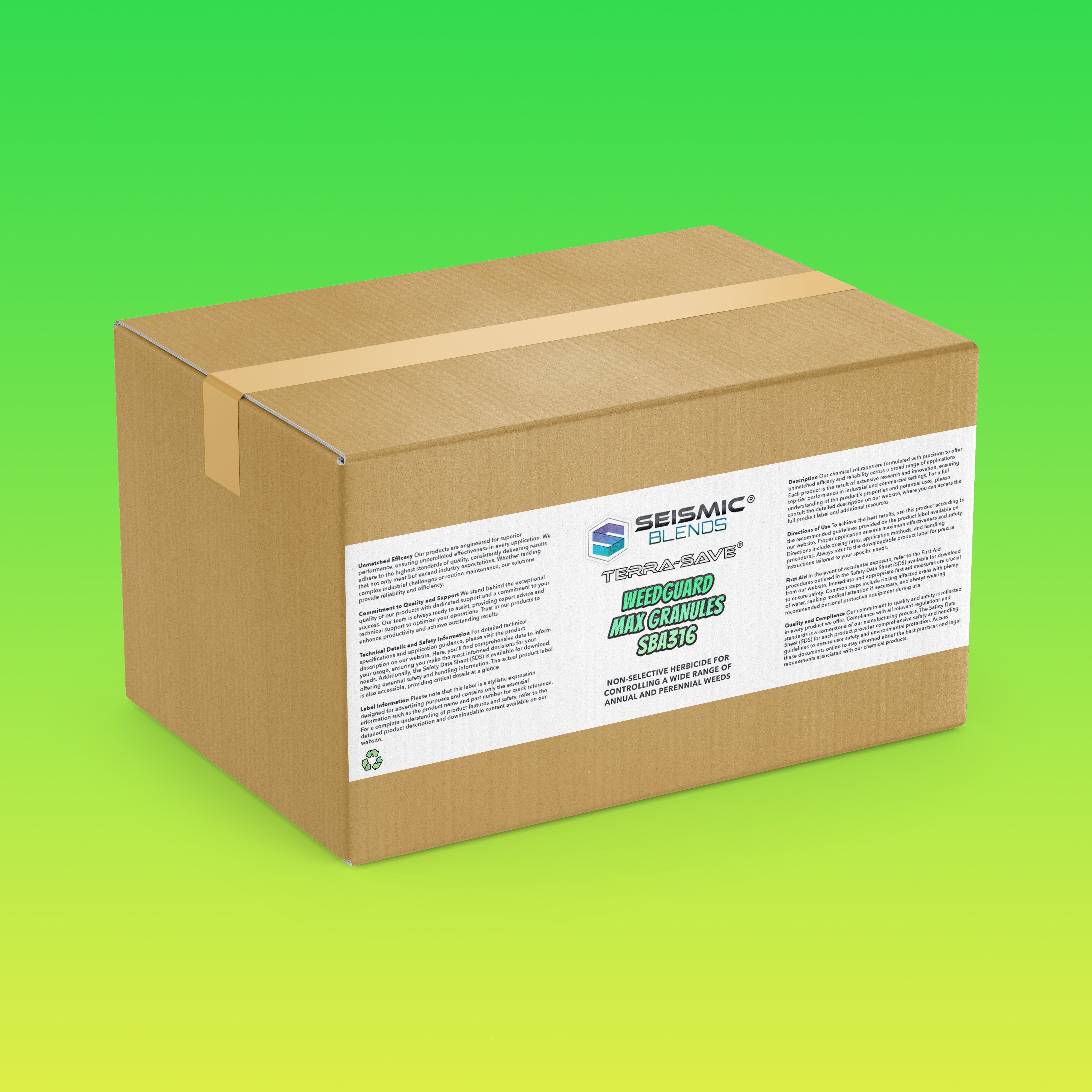 Terra Save WeedGuard Max Granules (SBA316) - Granular Formula That Guards Soil From Weed Growth