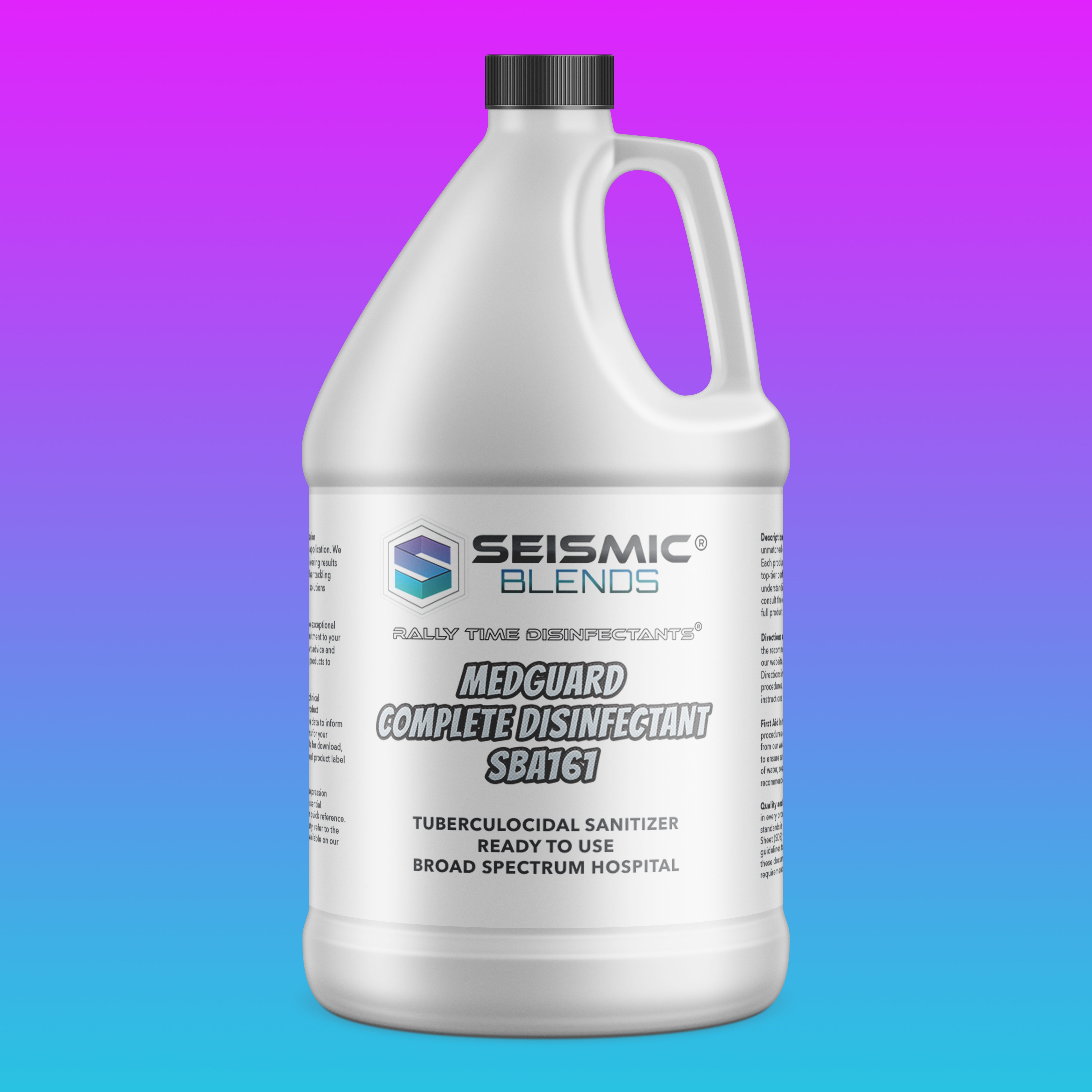 Rally Time MedGuard Complete Disinfectant (SBA161) - Broad Spectrum Disinfectant For Healthcare And Commercial Use