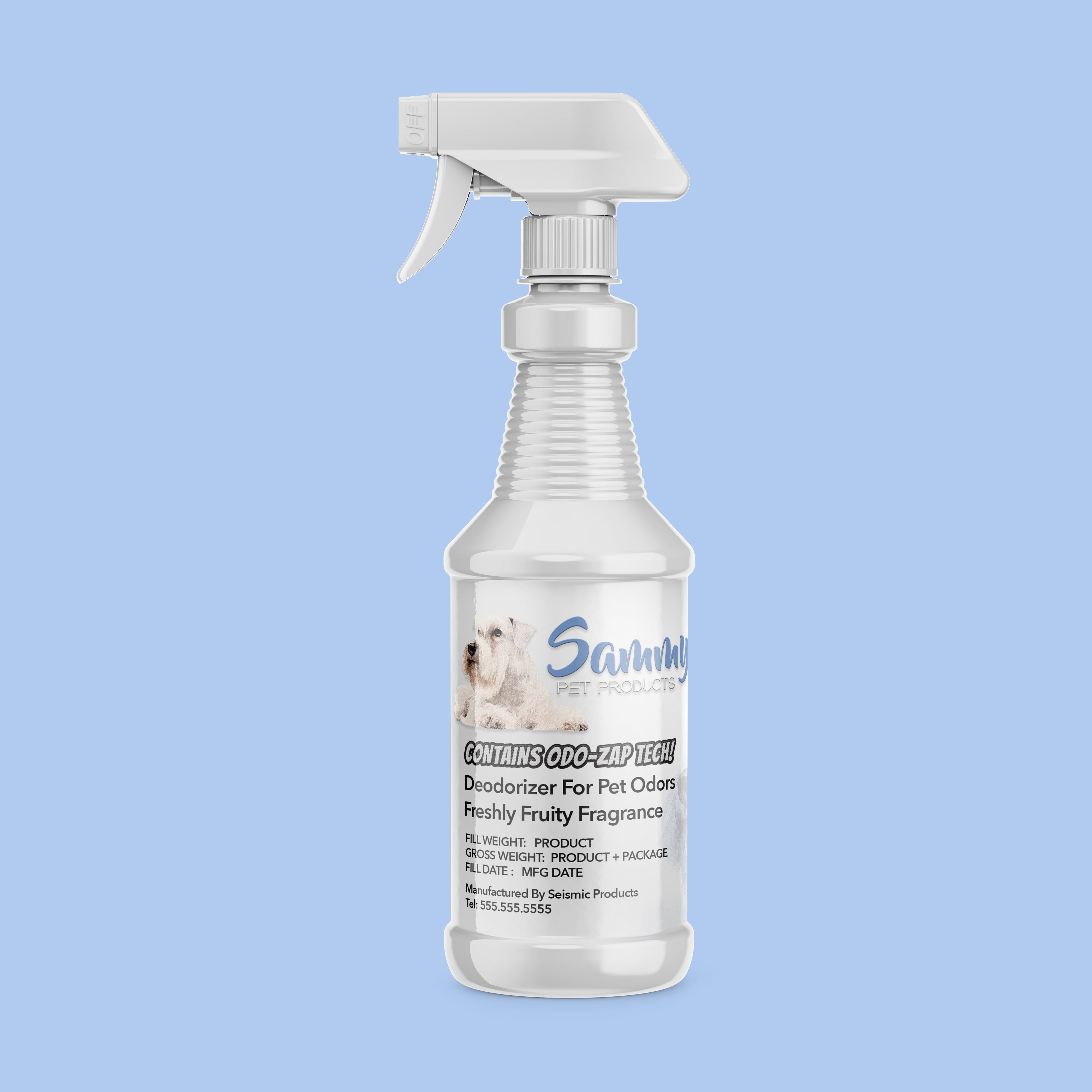 Sammy’s Pet Deodorizer Food Grade Pet Freshener (MRD110) - Food Grade Deodorizer That Keeps Pet Areas Smelling Fresh