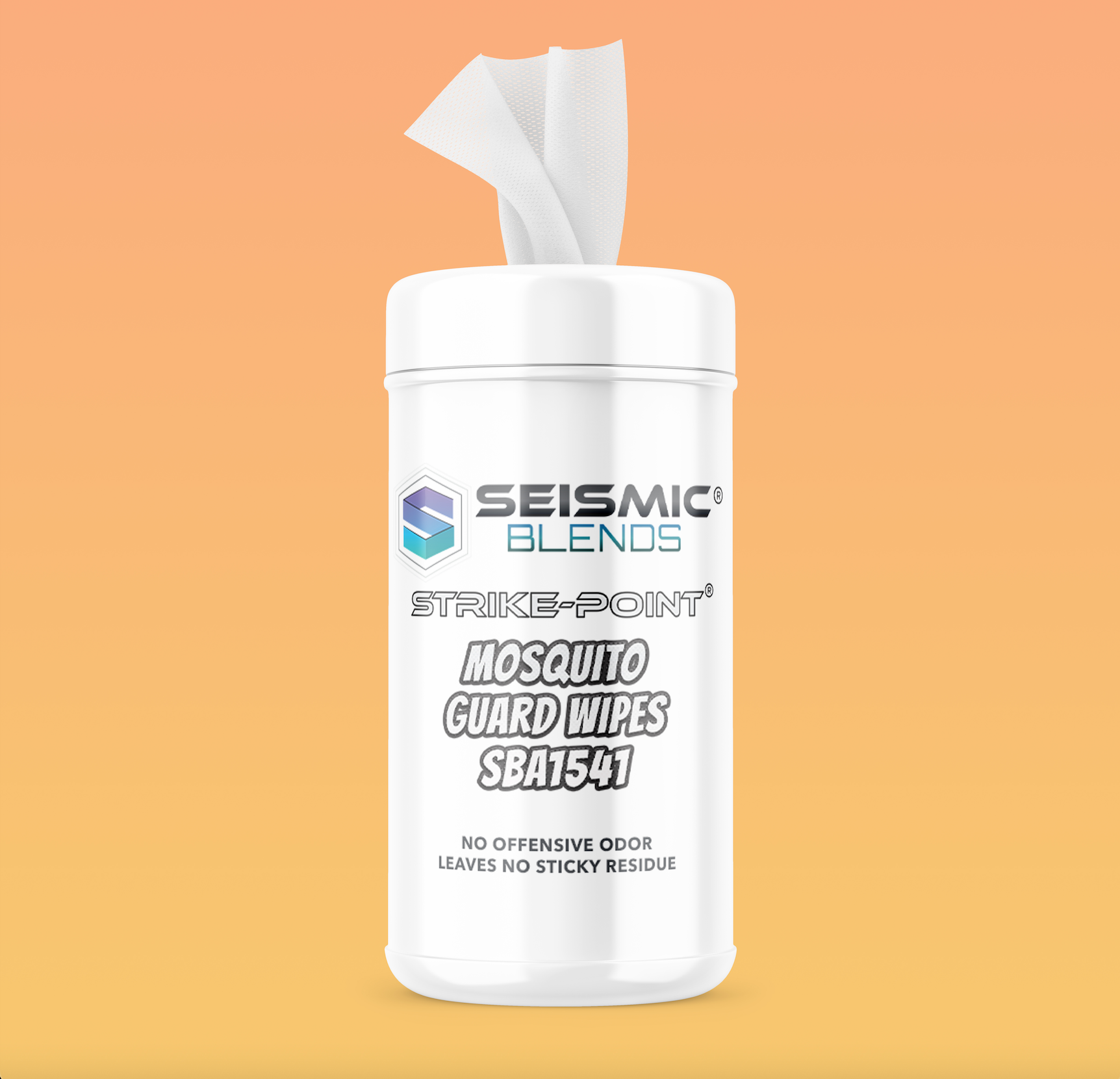 Strike-Point Mosquito Guard Wipes (SBA1541) - Convenient Wipes That Repel Mosquitoes Instantly