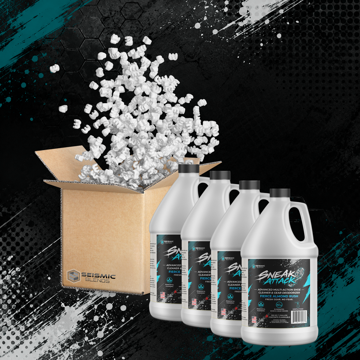 Sneak Attack Advanced | Multi-Action Shoe Cleaner & Athletic Gear Deodorizer (MRD160)