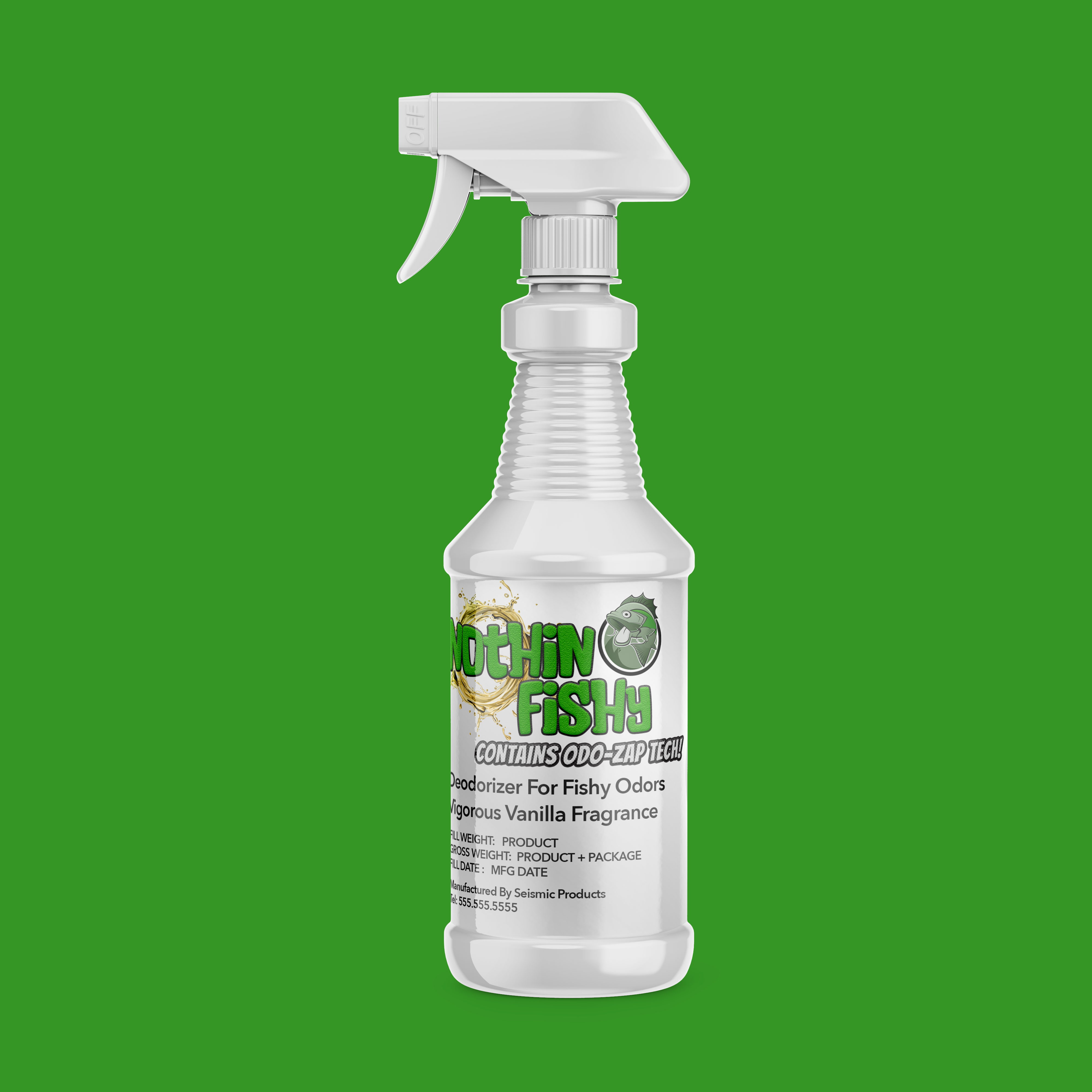 Odo-Zap Nothin Fishy Deodorizer (MRD100) - Marine Deodorizer Designed To Neutralize Strong Fish Smells