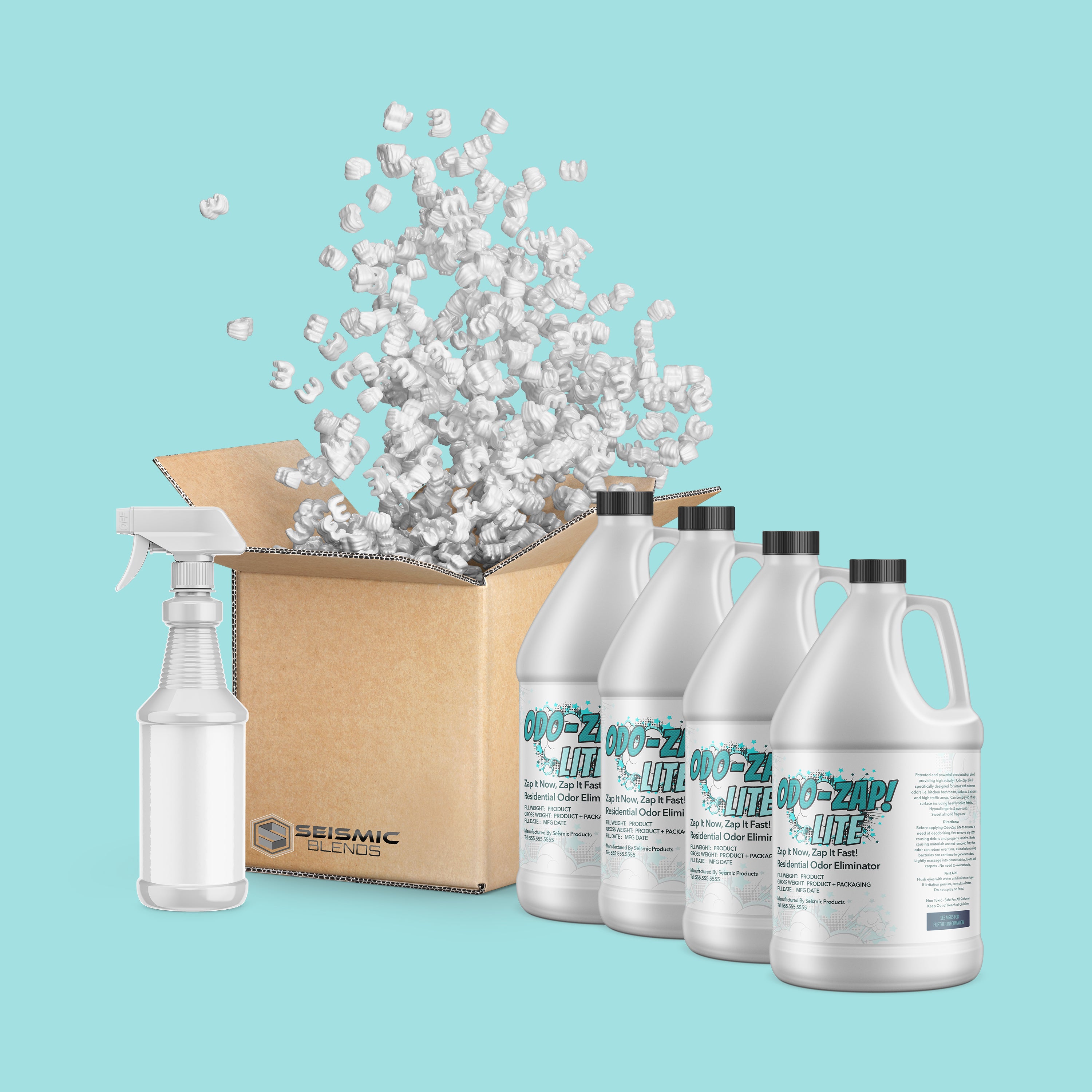 Odo-Zap Lite Home Deodorizer (SBF130) - Fresh Scent Spray For Everyday Home Odor Elimination