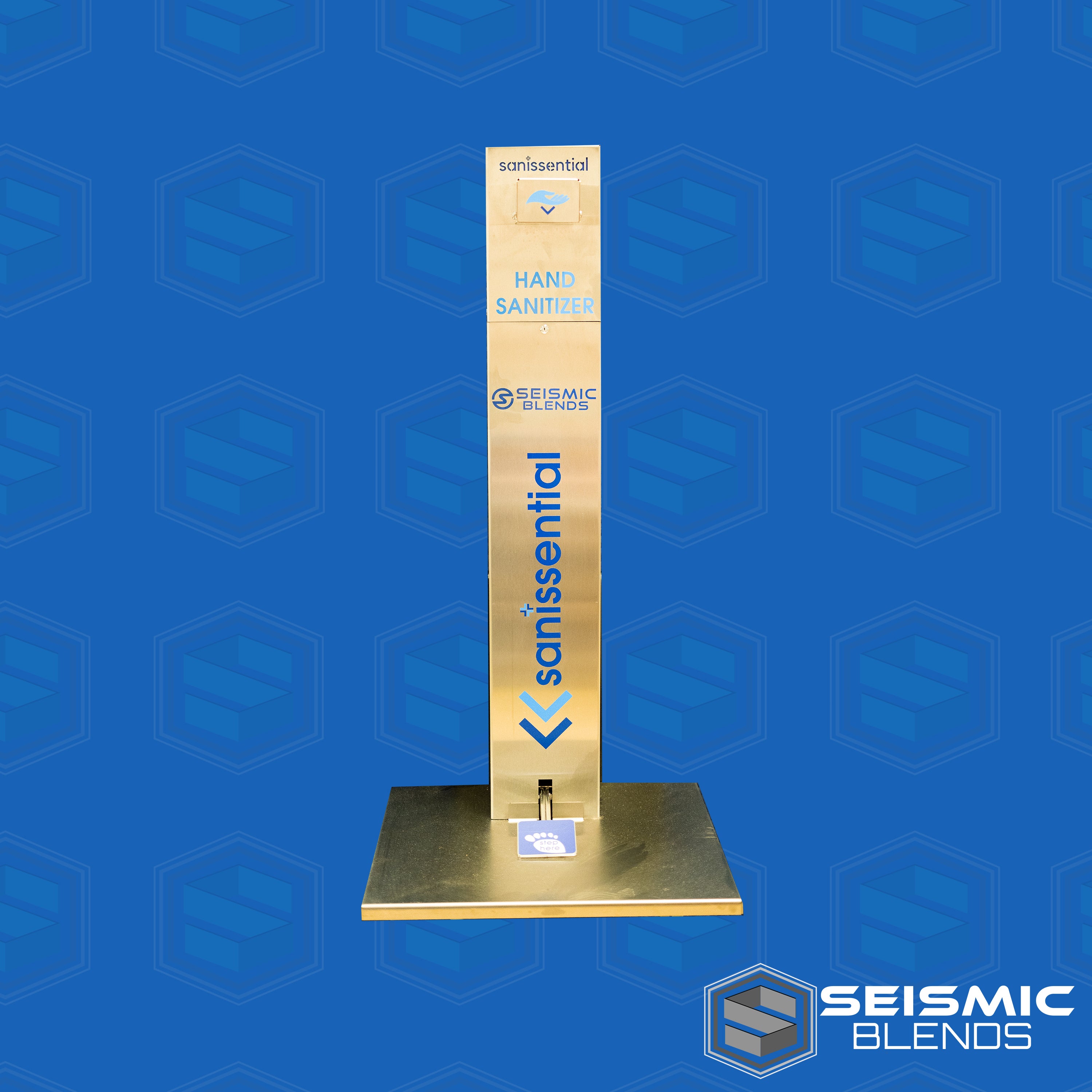 Sanissential Industrial Grade Stainless Steel Sanitation Station (EQP101) - Stainless Steel Station For Industrial Level Sanitation Needs