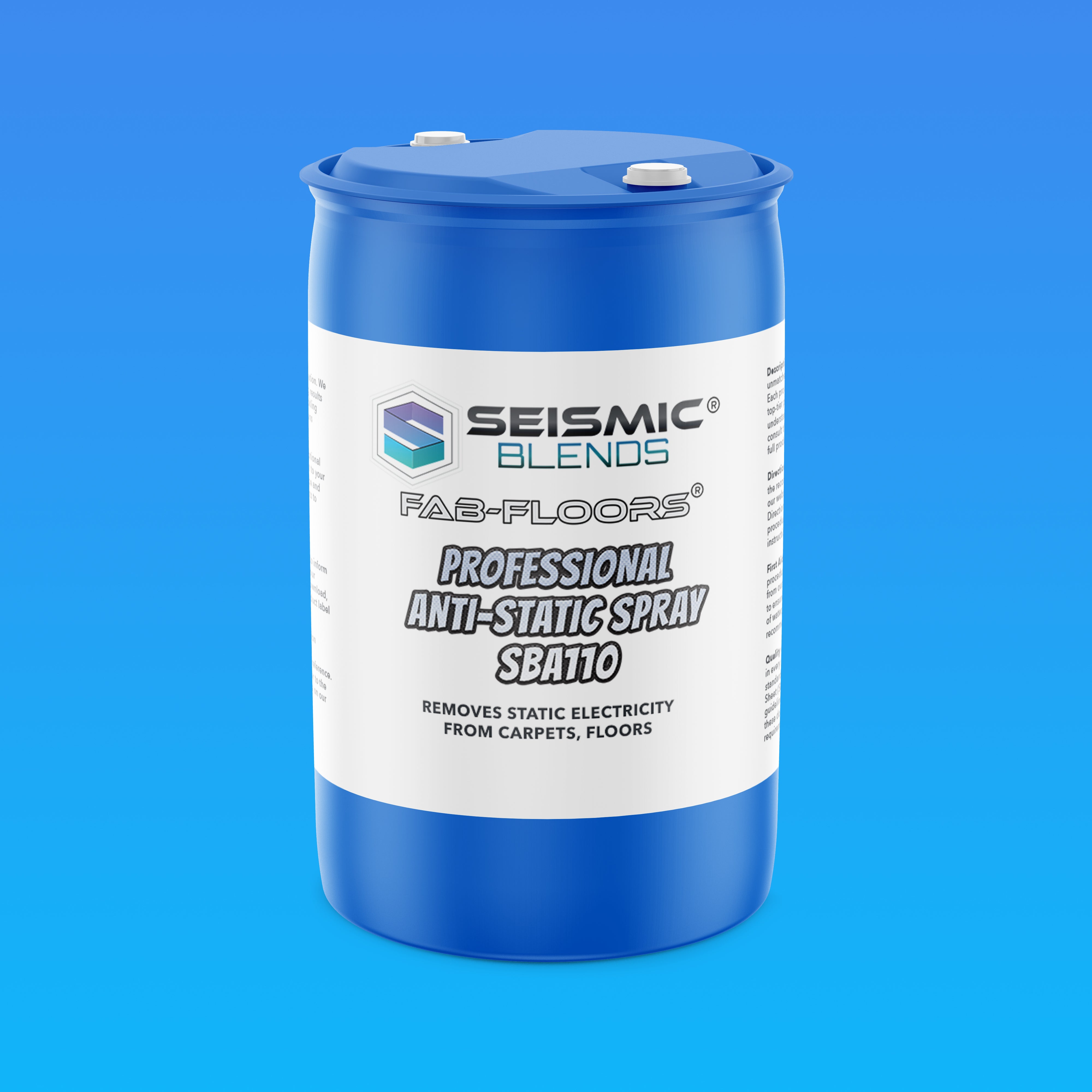Fab Floors Professional Anti-Static Spray (SBA110) - Anti-Static Spray for Safer Work Zones