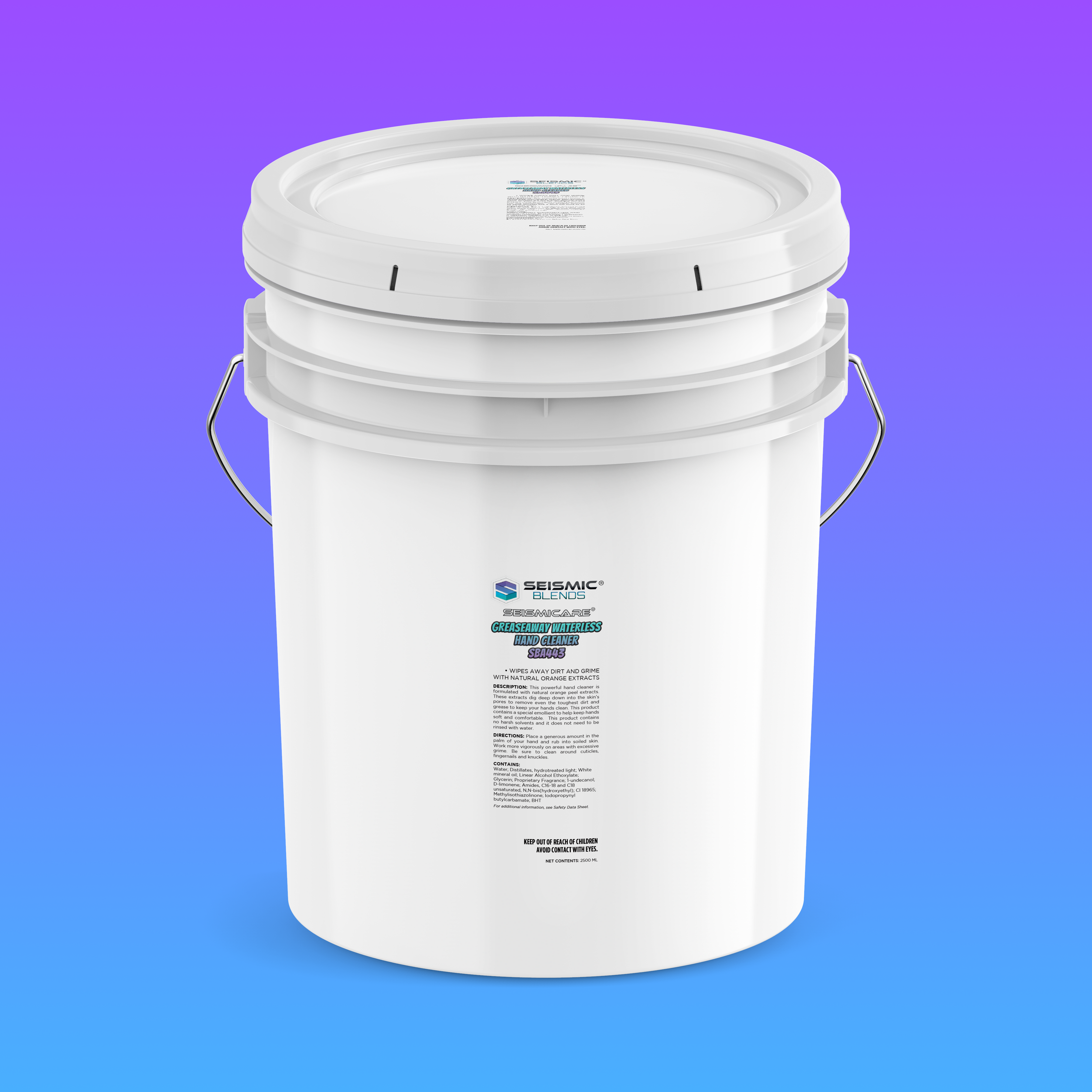 Seismicare GreaseAway Waterless Hand Cleaner SBA443