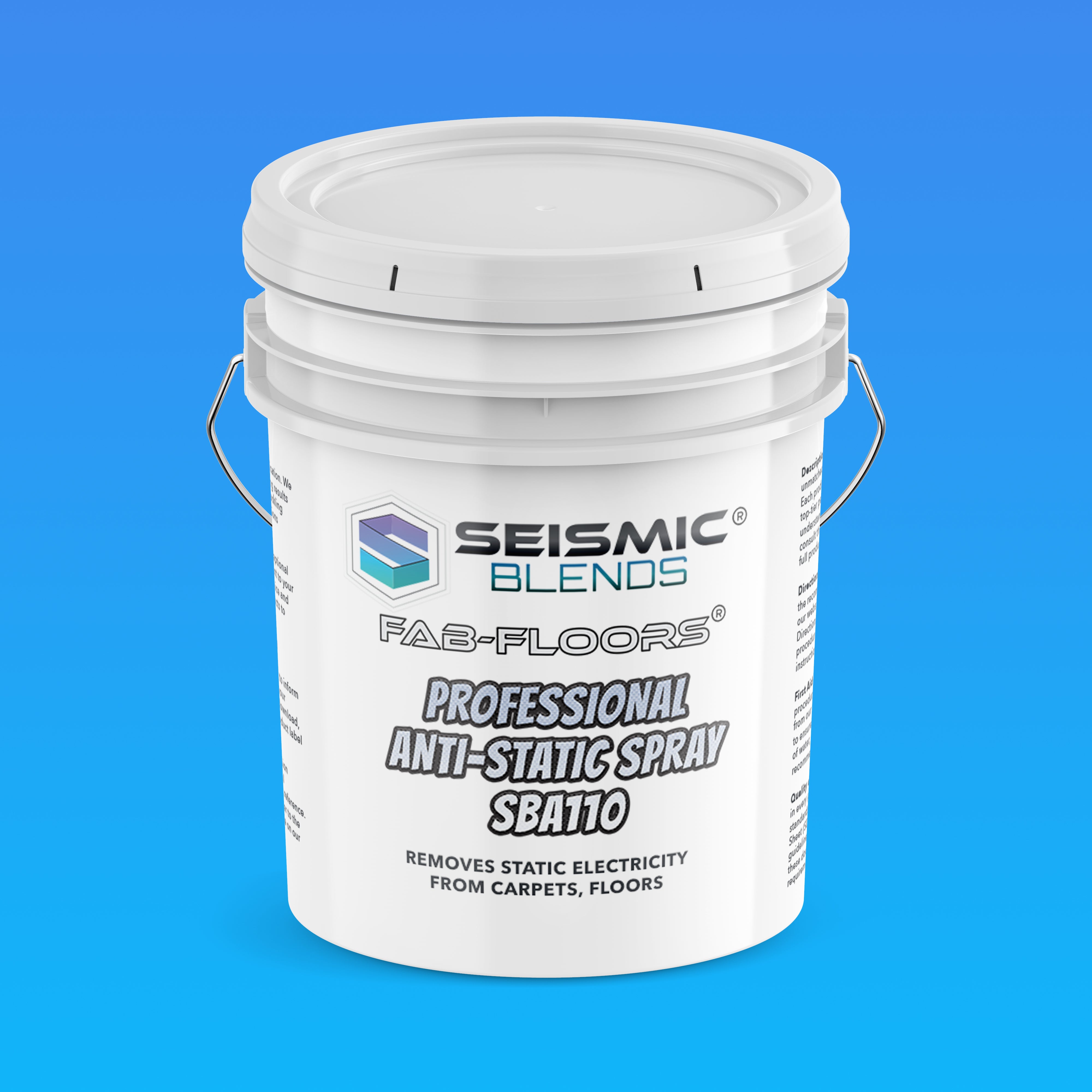 Fab Floors Professional Anti-Static Spray (SBA110) - Anti-Static Spray for Safer Work Zones