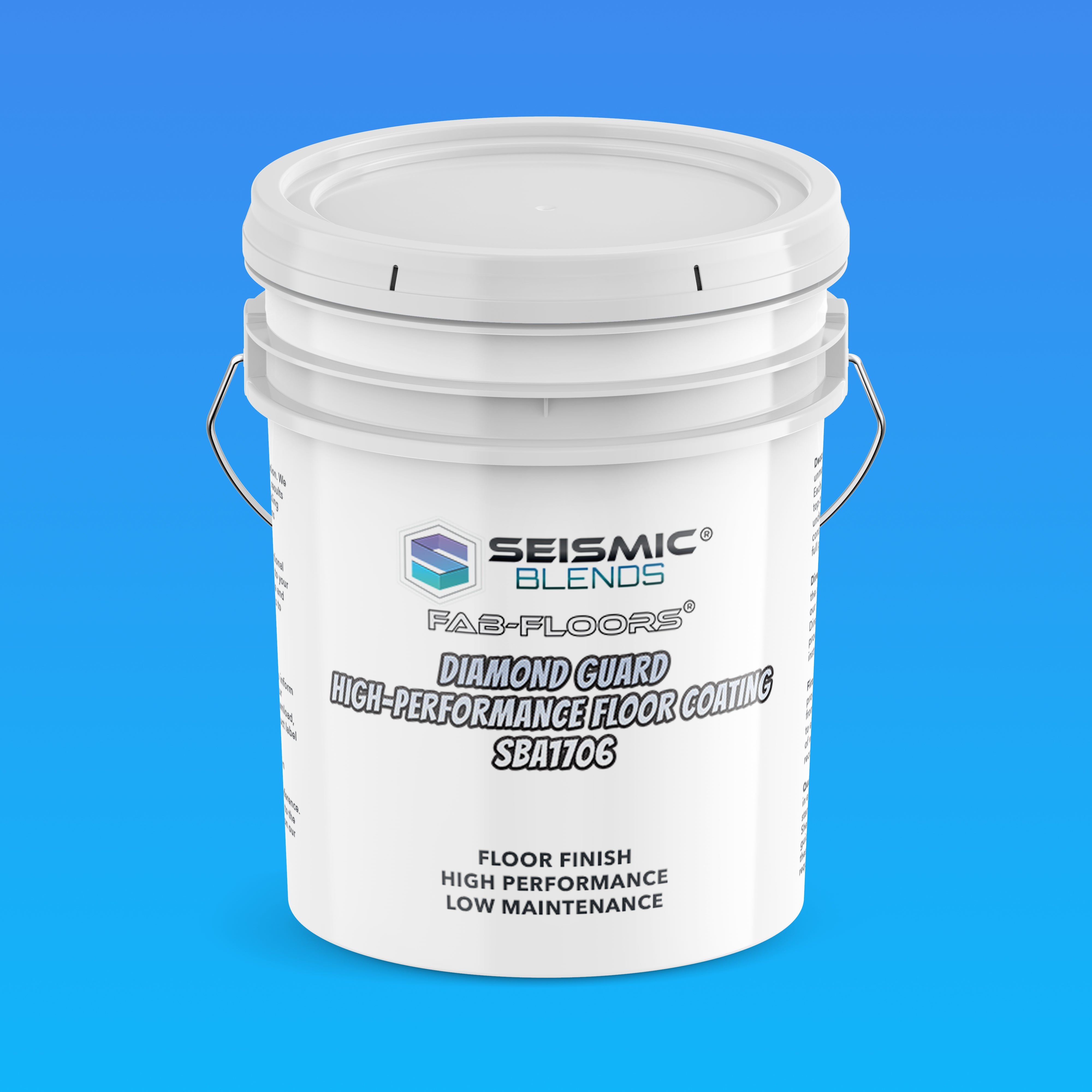 Fab Floors Diamond Guard High-Performance Floor Coating (SBA1706) - High Gloss Floor Coating for Diamond Shine