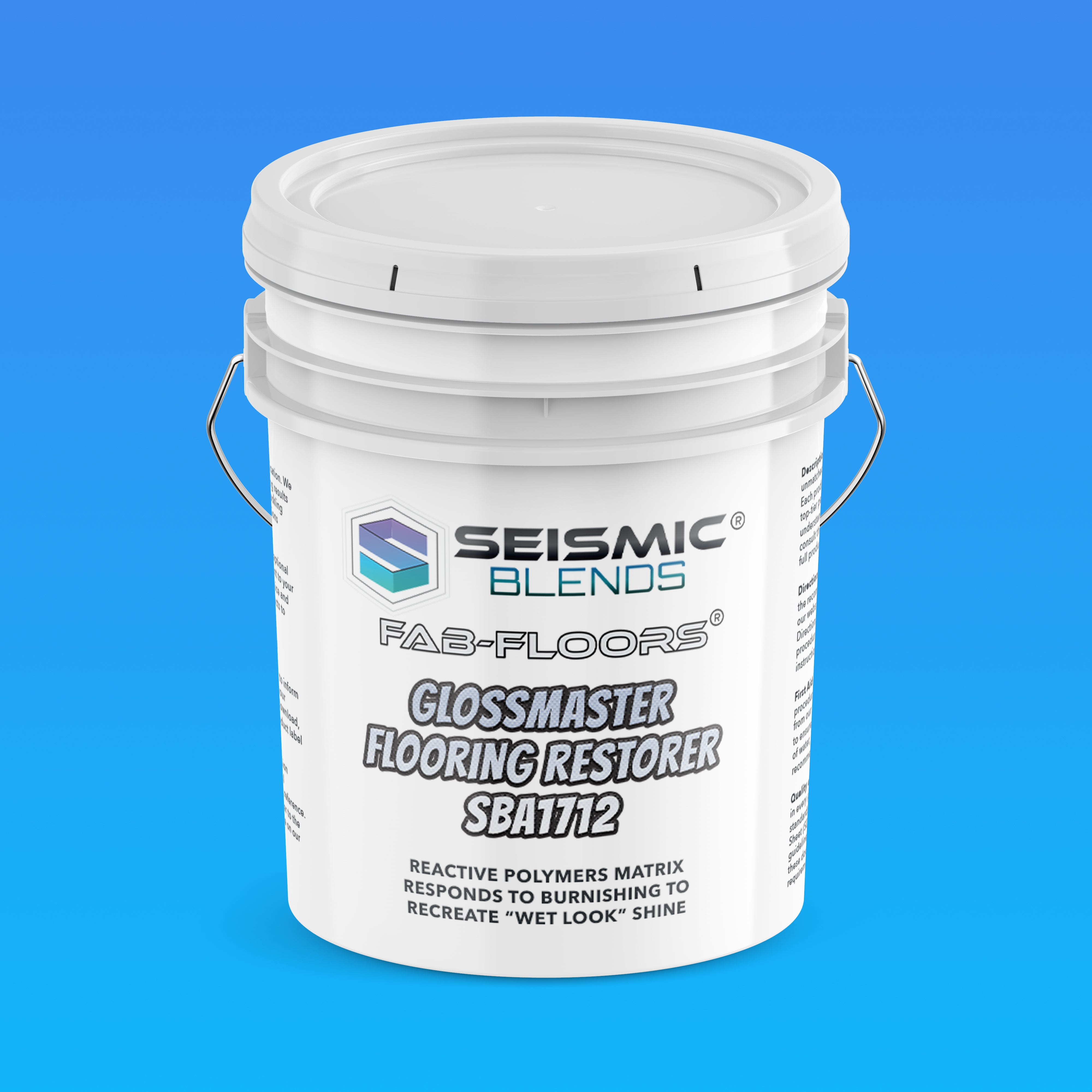 Fab Floors GlossMaster Flooring Restorer (SBA1712) - Restores Shine to Worn Flooring