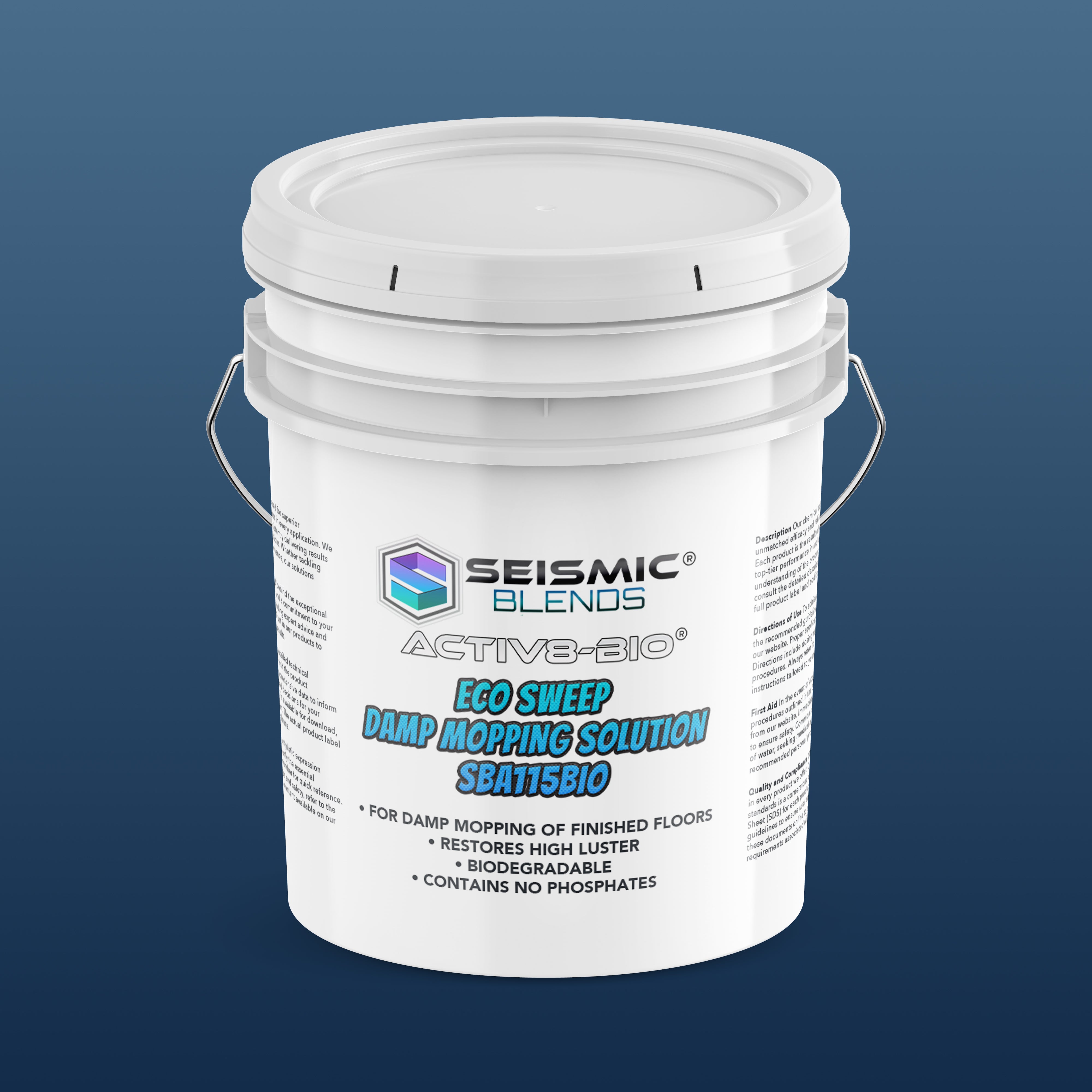 Activ8 Bio Eco Sweep Damp Mopping Solution SBA115BIO