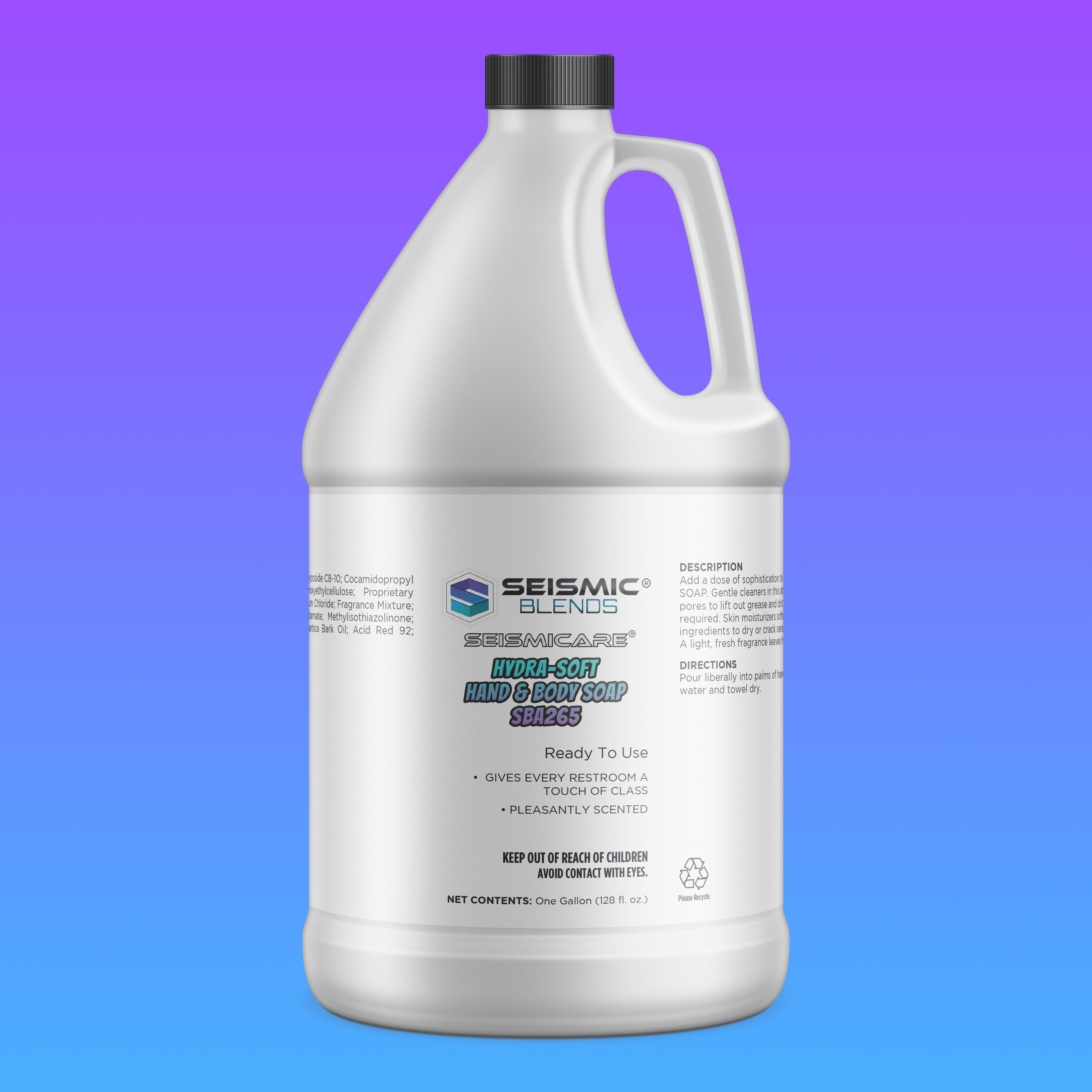 Seismicare Hydra-Soft Hand & Body Soap SBA265