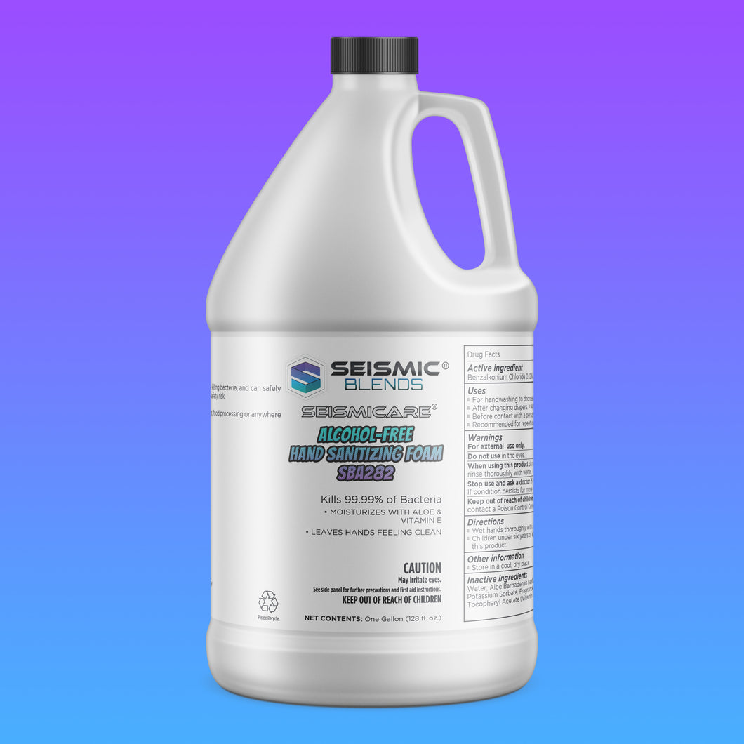 Seismicare Alcohol-Free Hand Sanitizing Foam SBA282
