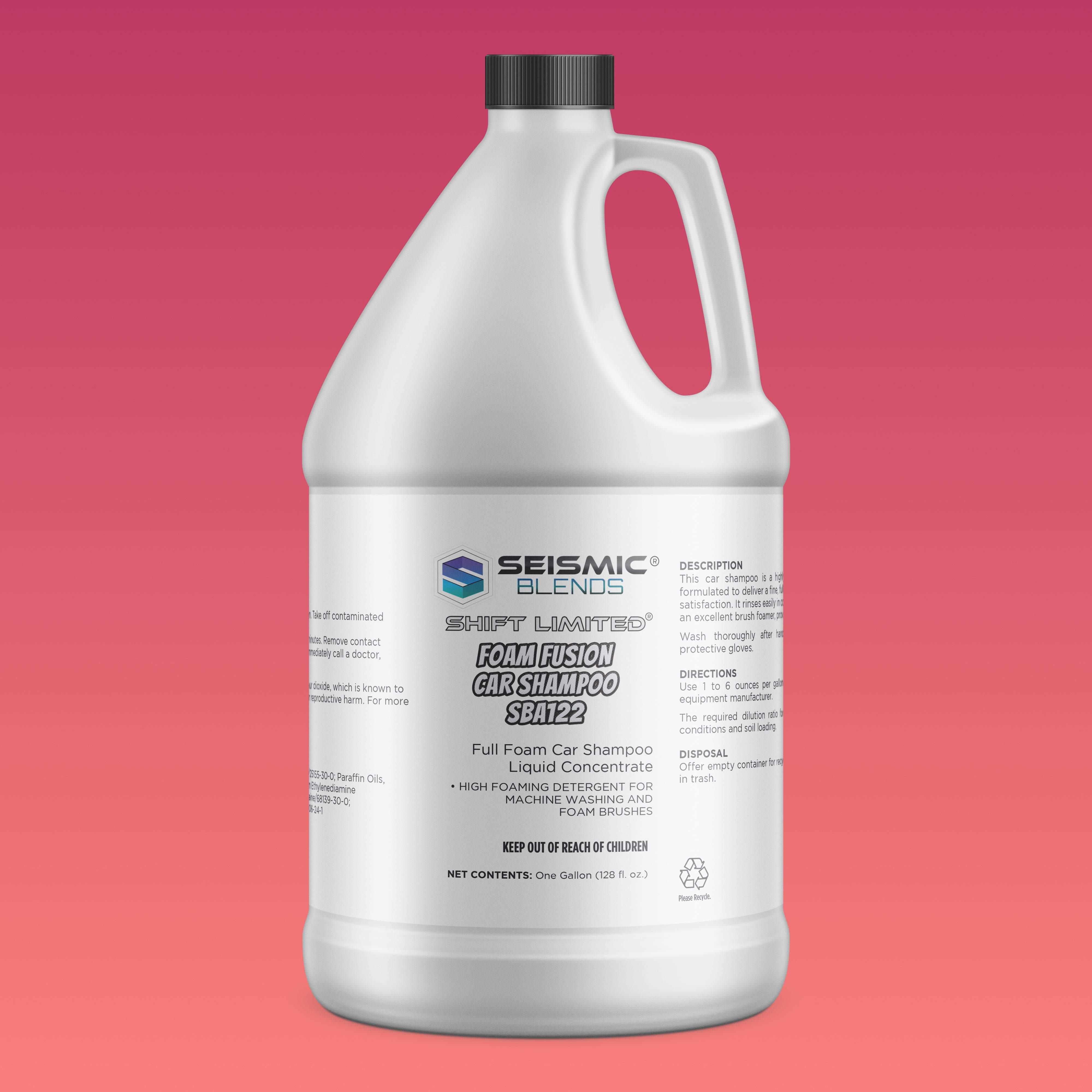 Shift Limited Foam Fusion Car Shampoo SBA122