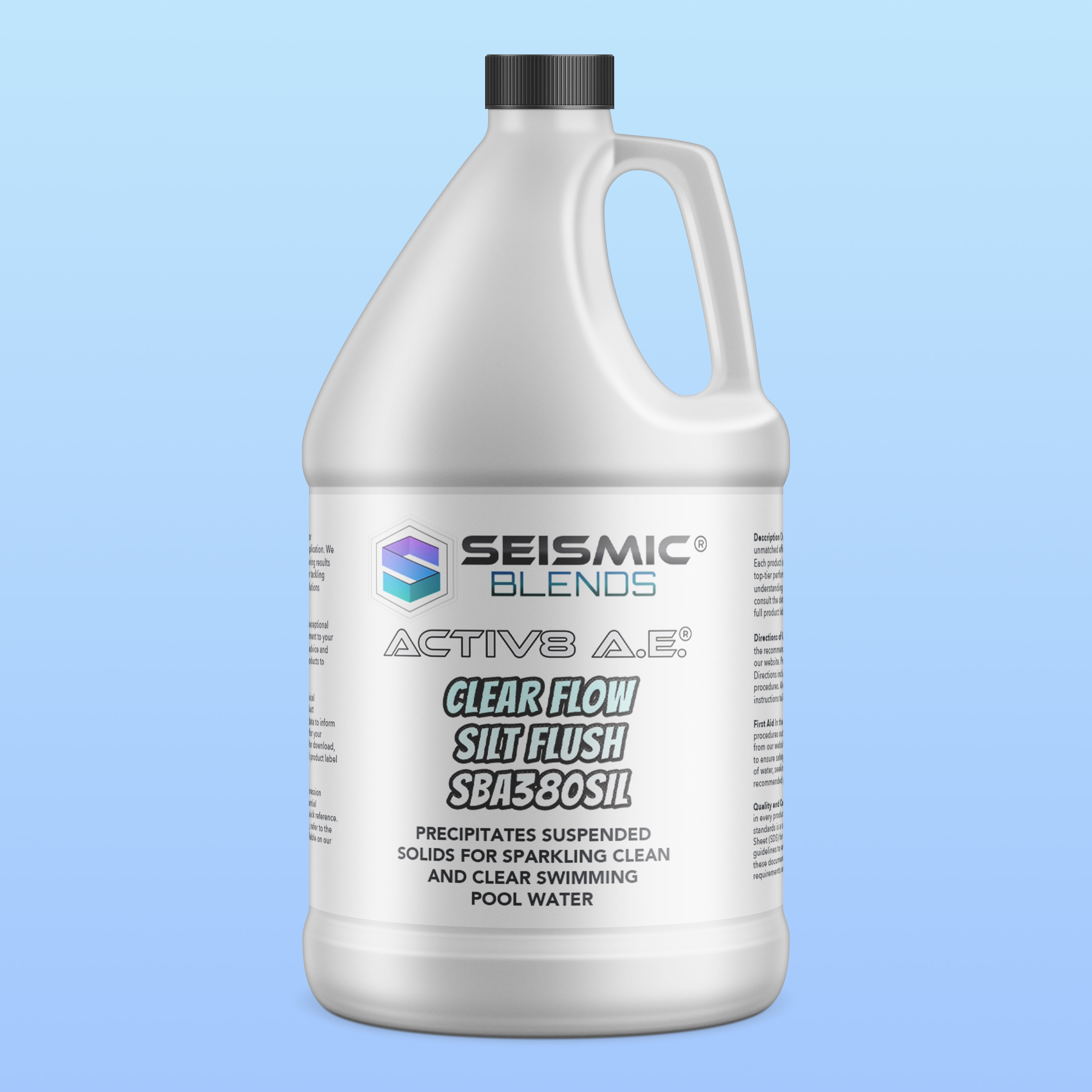 Activ8 AE Clear Flow Silt Flush SBA380SIL