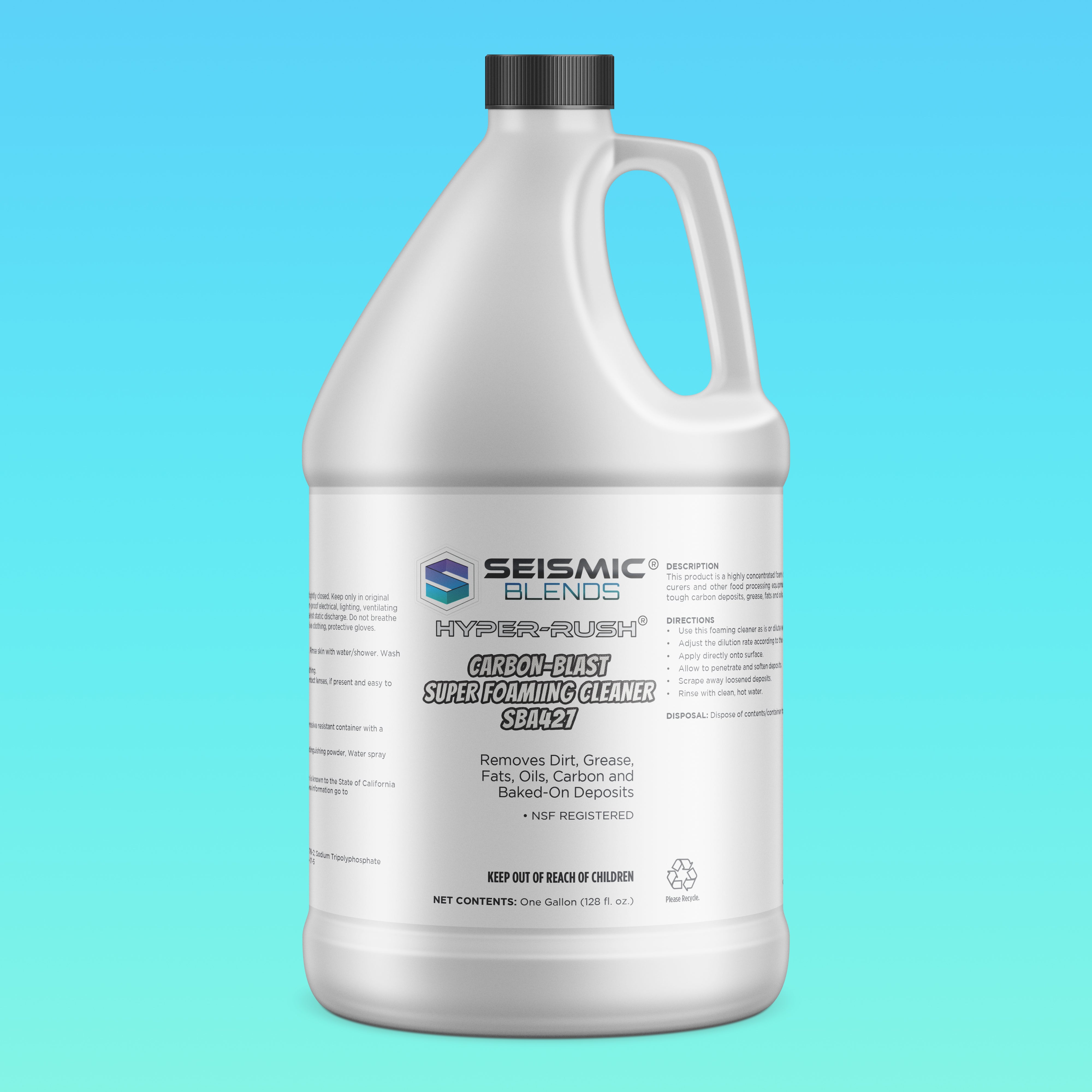 Hyper Rush Carbon-Blast Super Foaming Cleaner SBA427