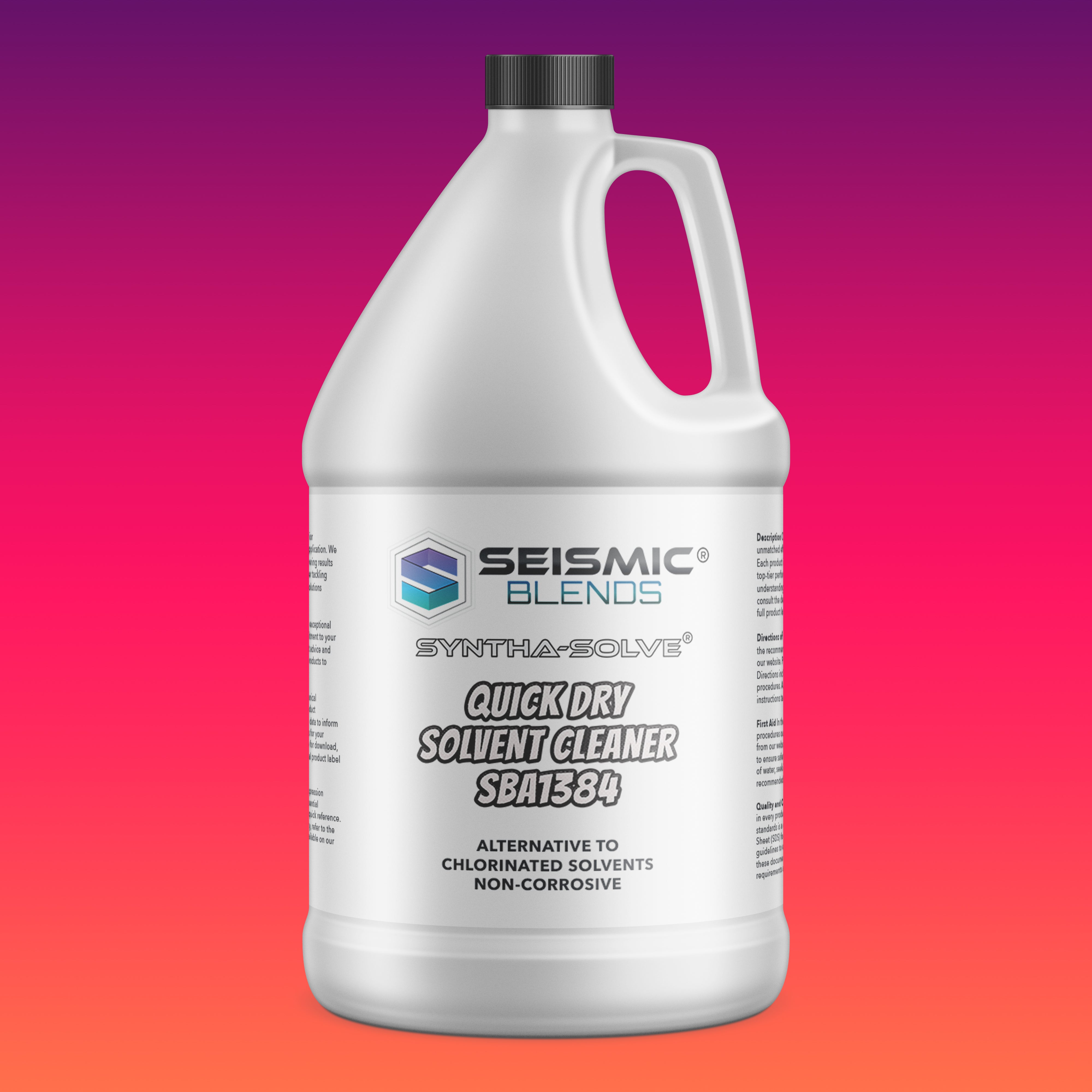Syntha Solve Quick Dry Solvent Cleaner (SBA1384) - Fast Evaporating Solvent For Quick Spot Cleaning