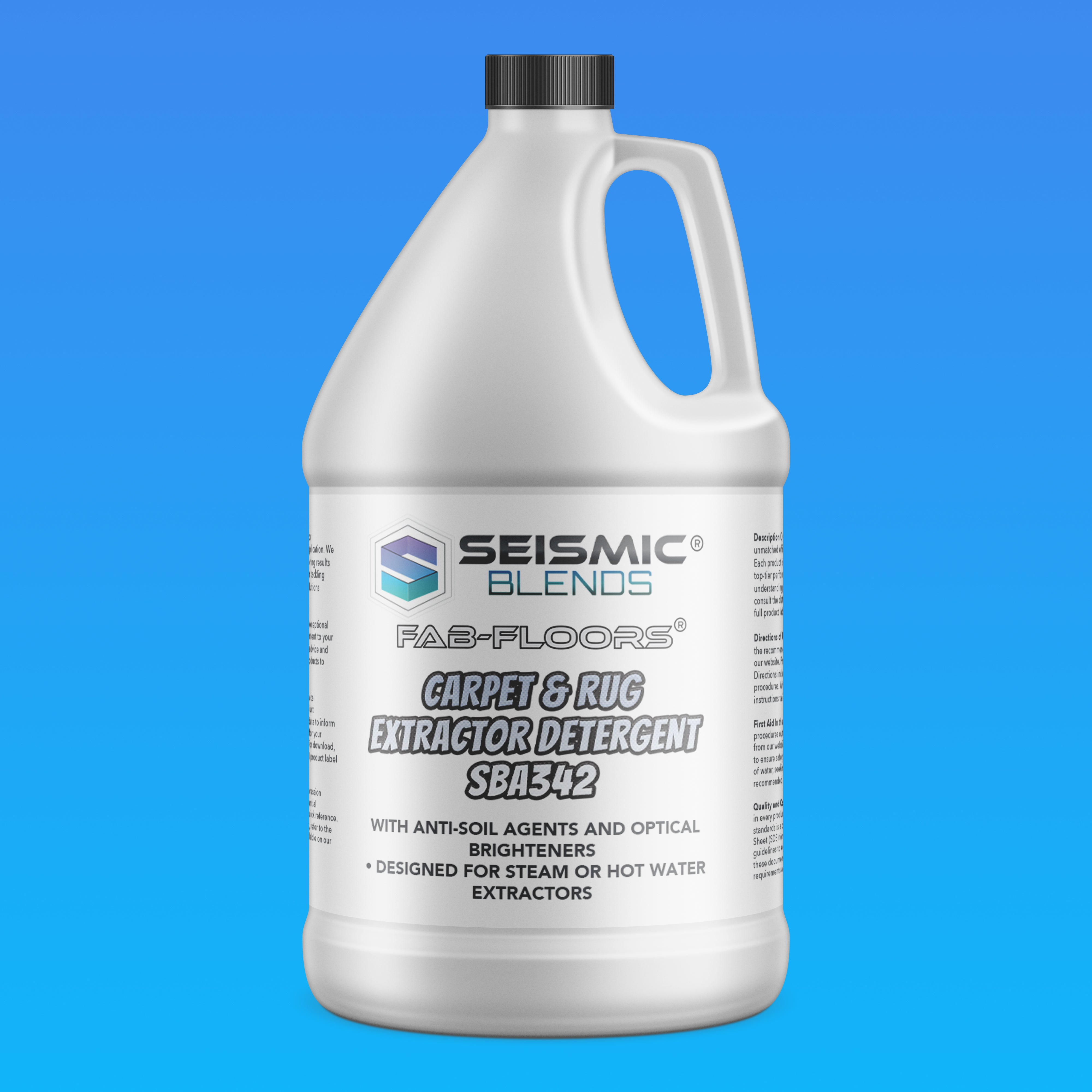 Fab Floors Carpet & Rug Extractor Detergent SBA342