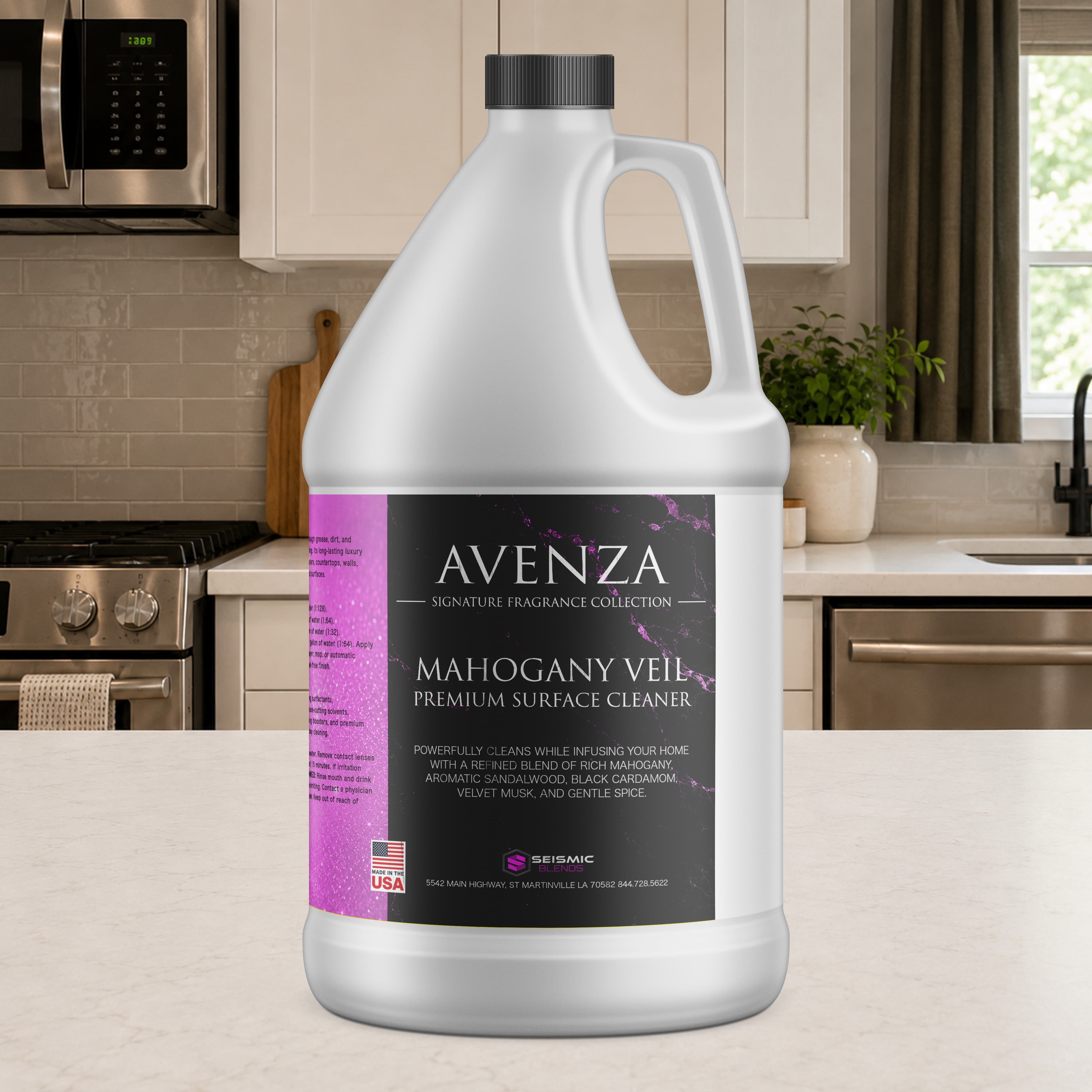 Avenza Signature Fragrance Collection Premium Surface Cleaner (SBAP104) Mahogany Veil