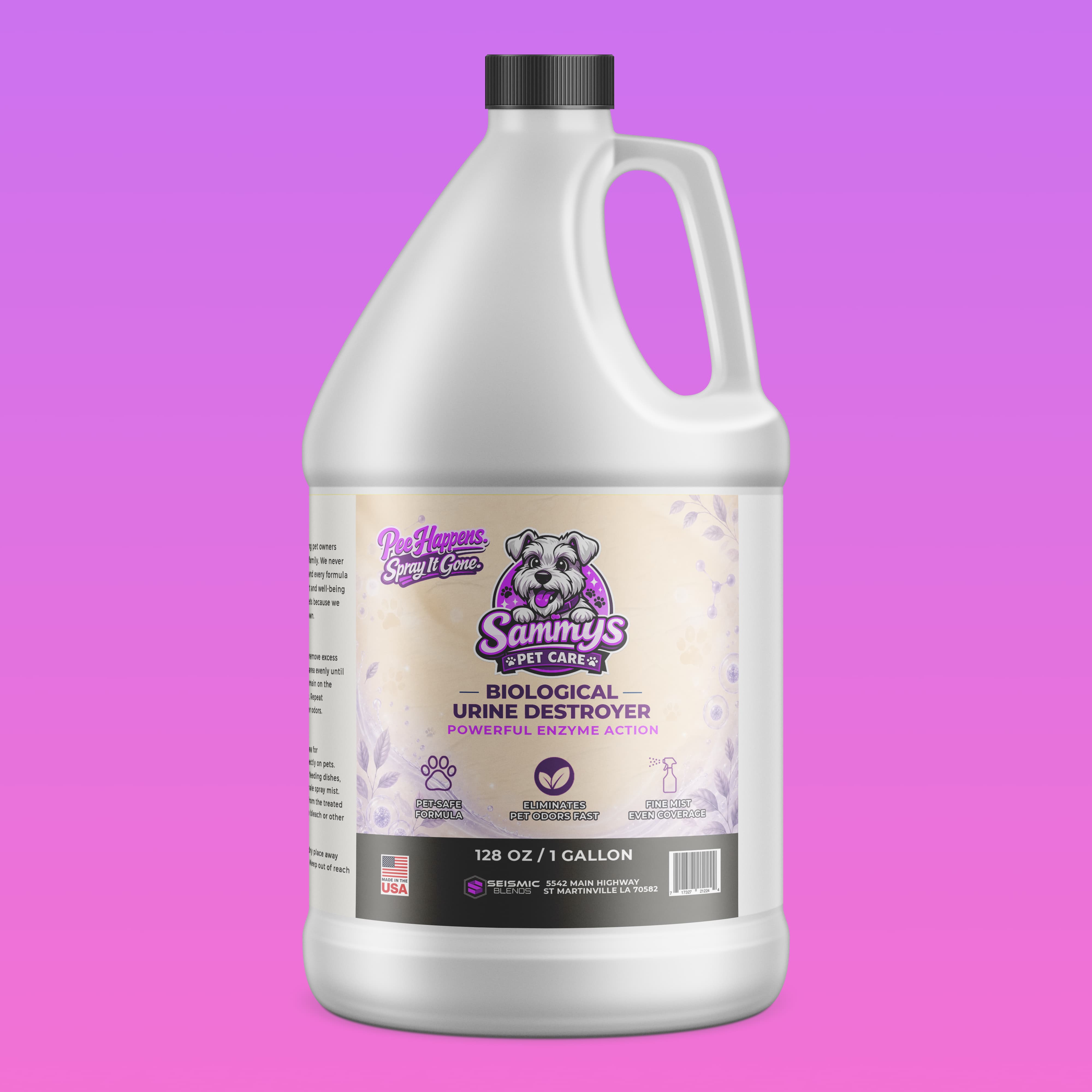 Sammy's Pet Care® (SBA110) Biological Enzyme Urine Destroyer