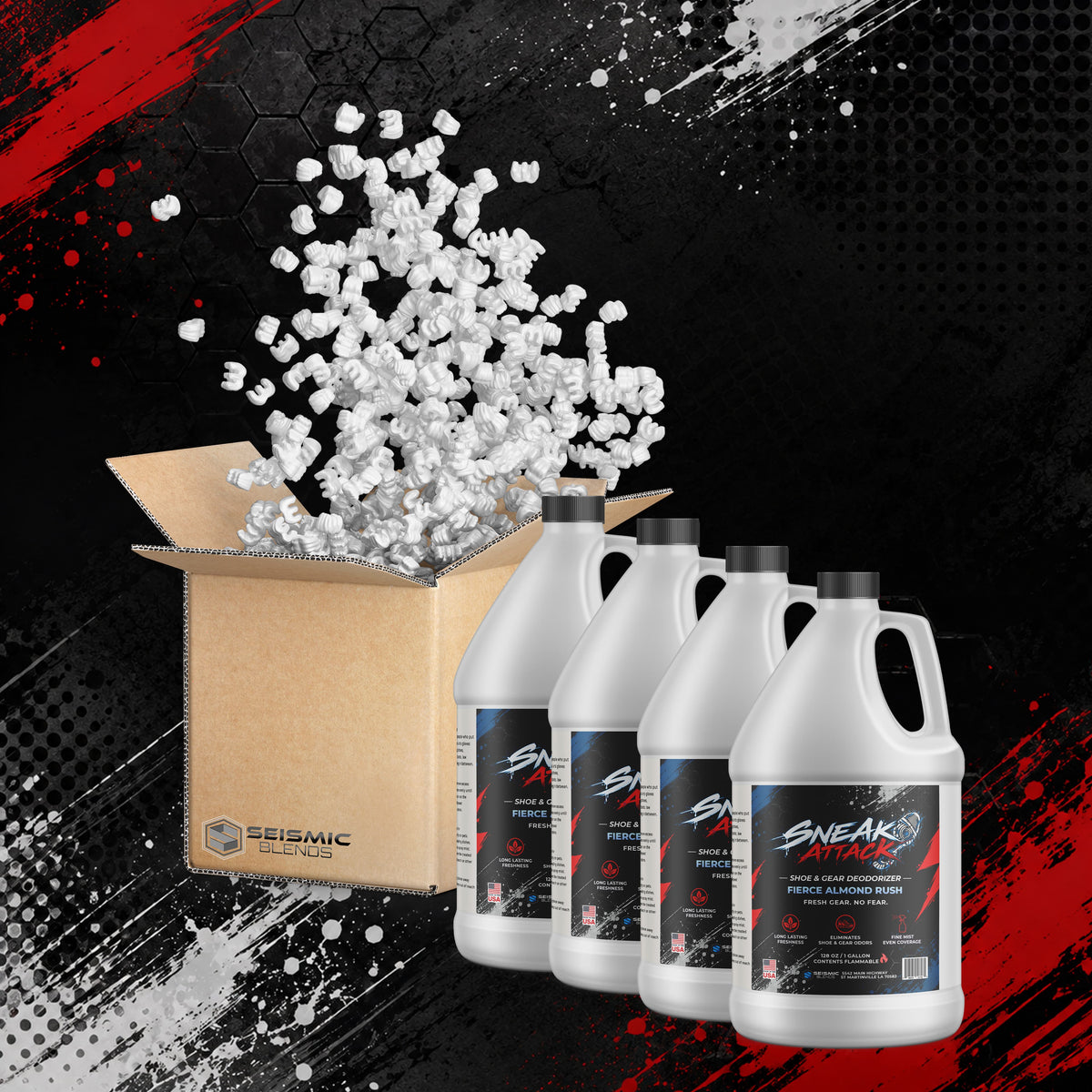 Odo-Zap Sneak Attack" Athletic Gear Deodorizer (MRD150) - Specialized Spray Designed For Odor-Prone Athletic Equipment