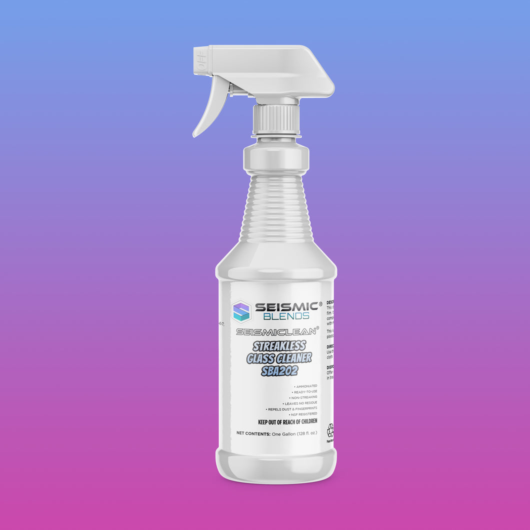 Seismiclean Streakless Glass Cleaner SBA202