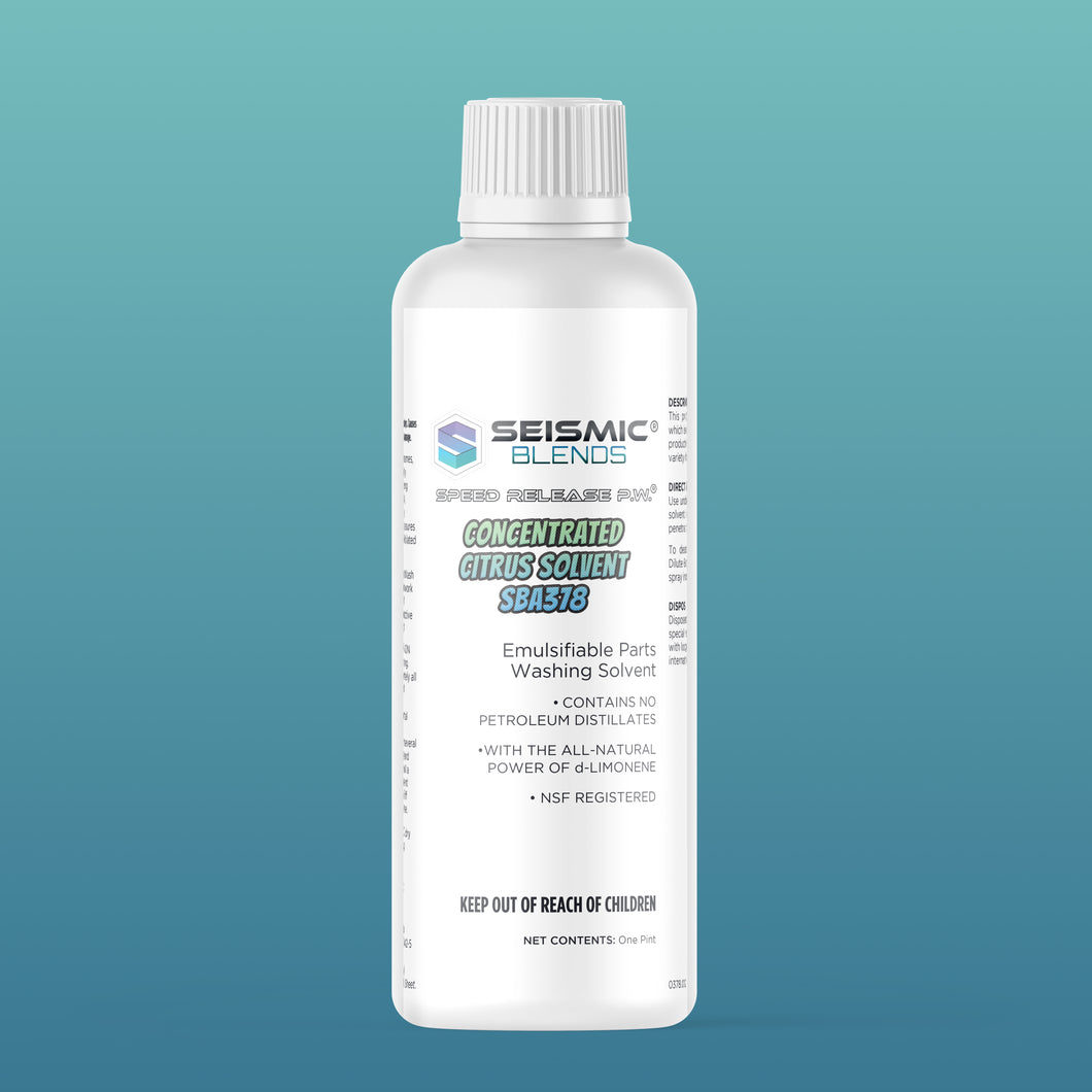 Speed Release P.W. Concentrated Citrus Solvent SBA378