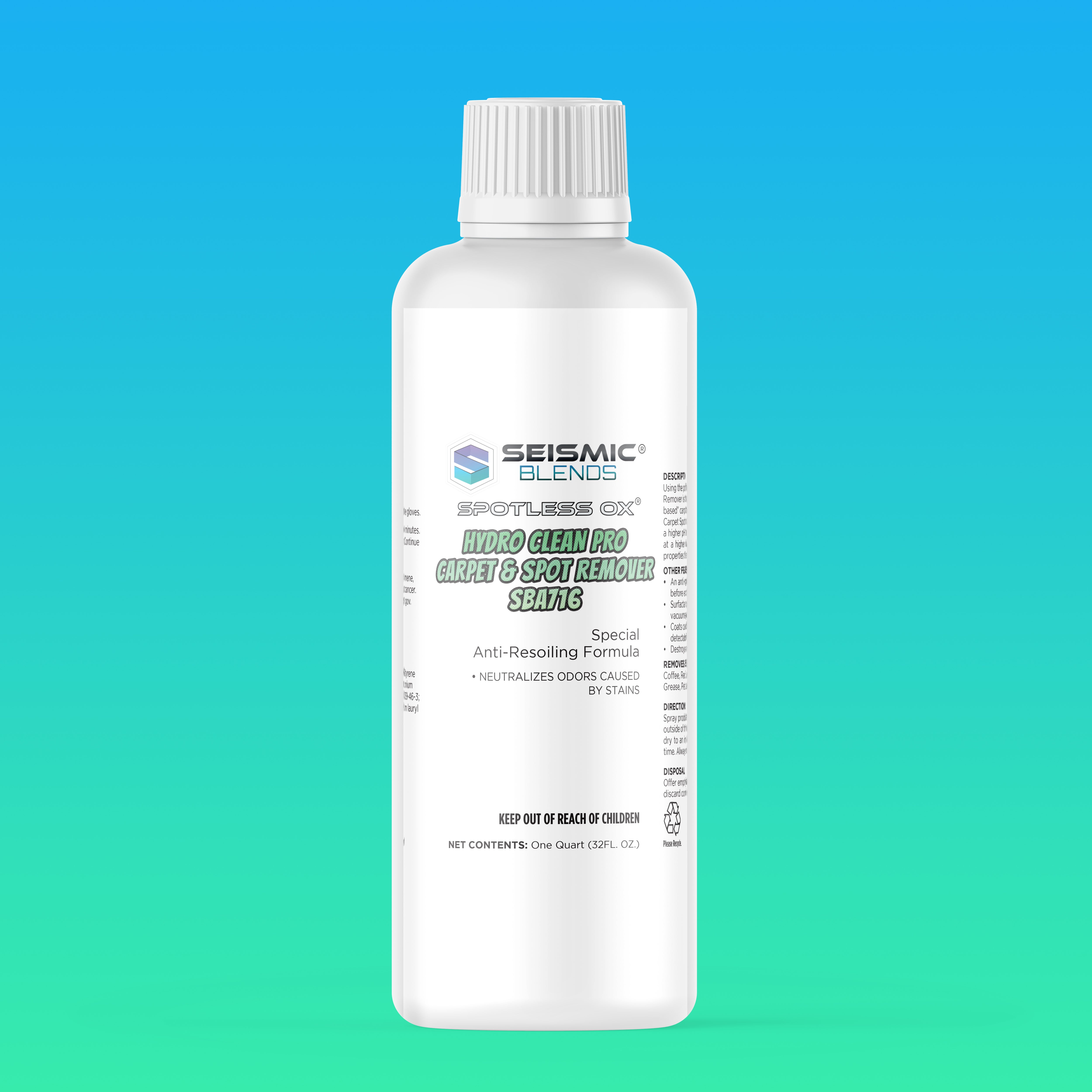 Spotless Ox Hydro Clean Pro Carpet & Spot Remover SBA716