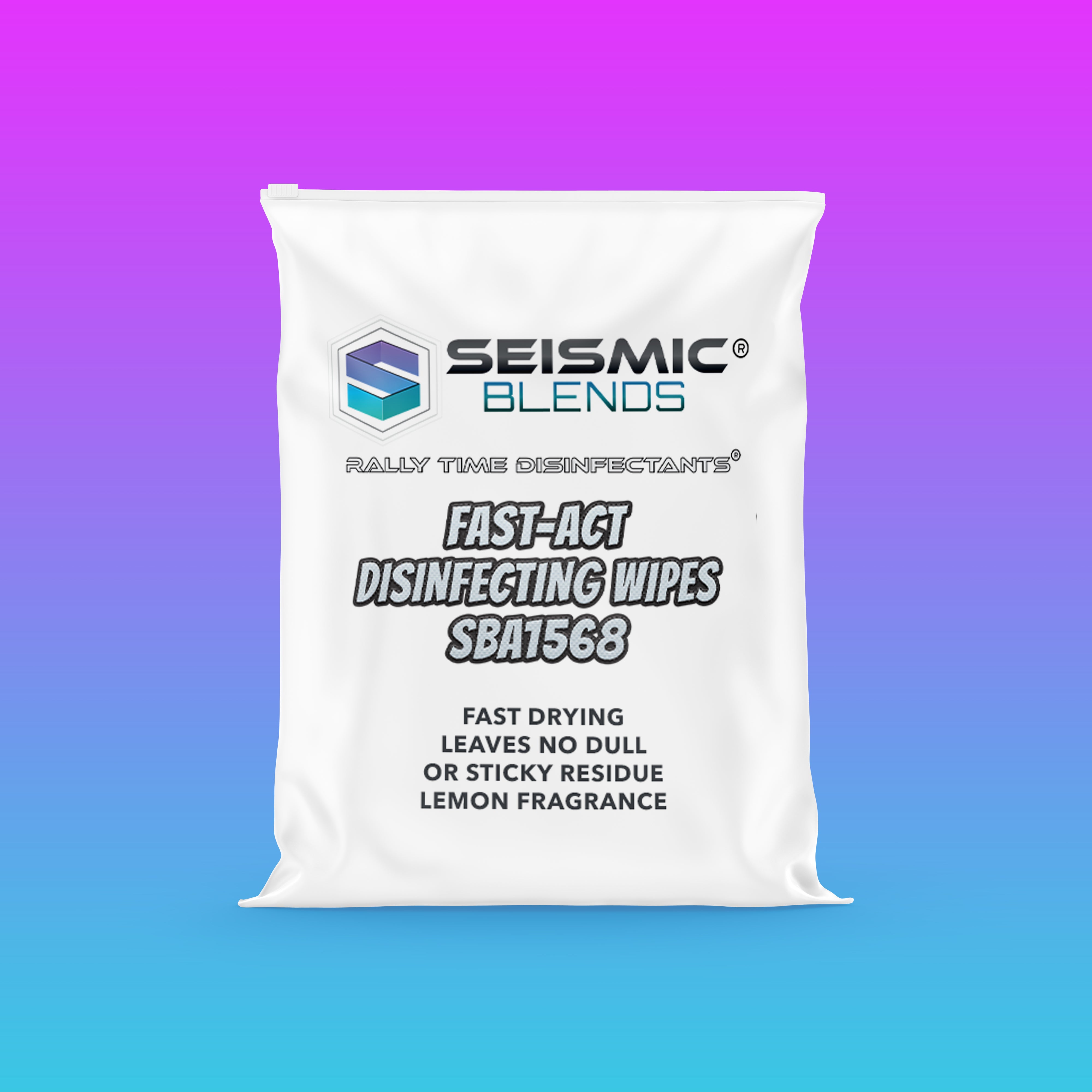 Rally Time Fast-Act Disinfecting Wipes (SBA1568) - Fast Acting Disinfecting Wipes That Eliminate Germs In Seconds