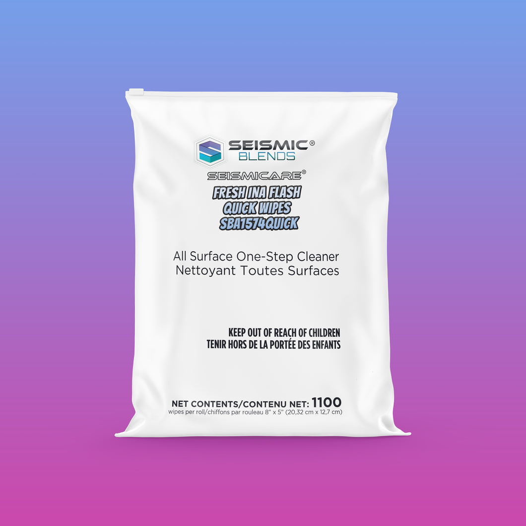 SEISMICLEAN QUICK FRESH INA FLASH QUICK WIPES SBA1574QUICK