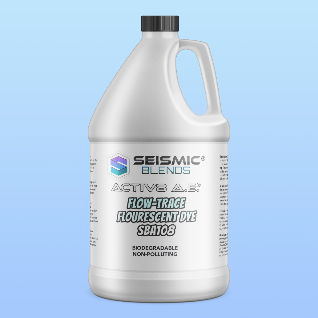 Activ8 AE Flow-Trace Fluorescent Dye (SBA108) - High Visibility Tracing Dye for Leak Detection & Flow Mapping