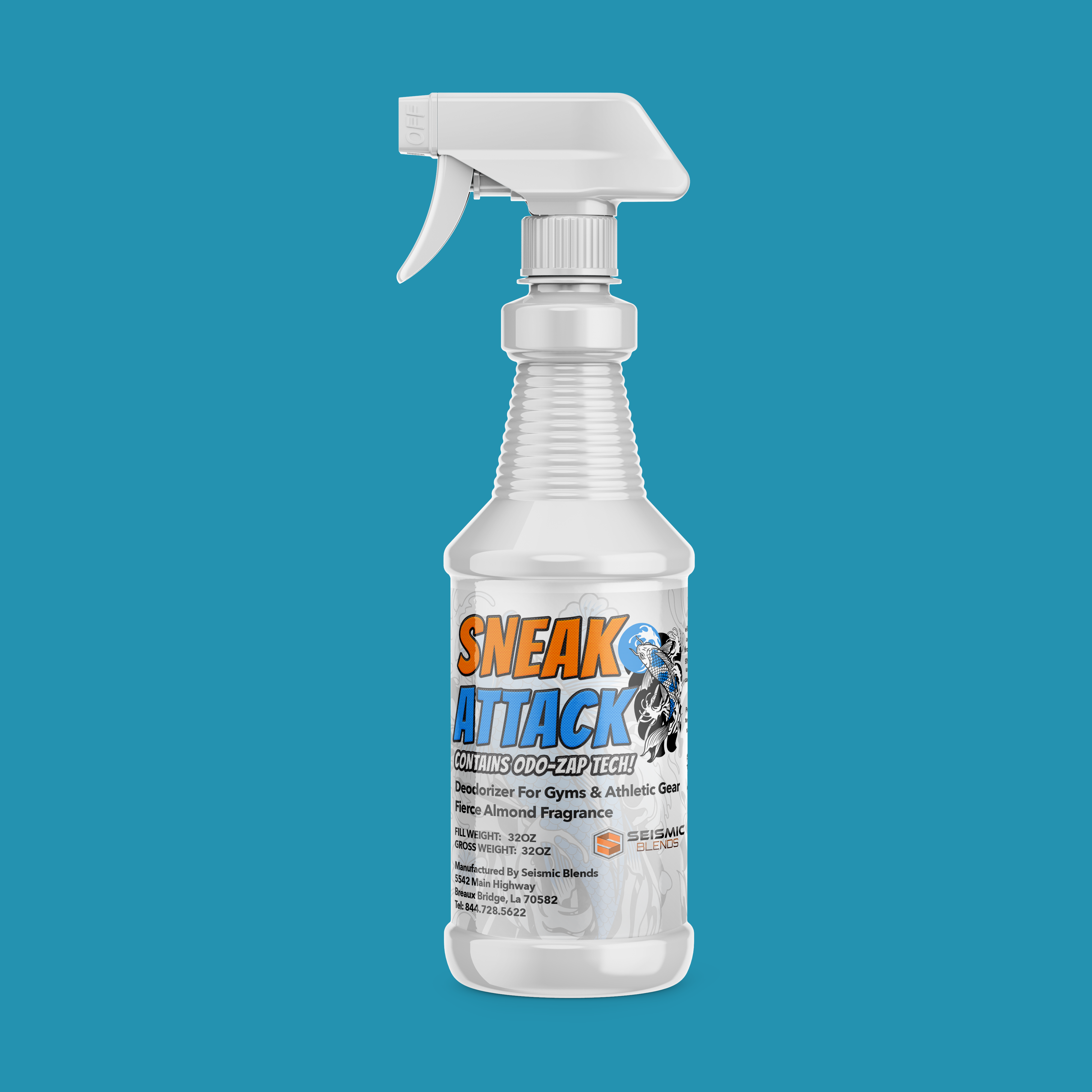 Odo-Zap® Sneak Attack" Athletic Gear Deodorizer MRD150