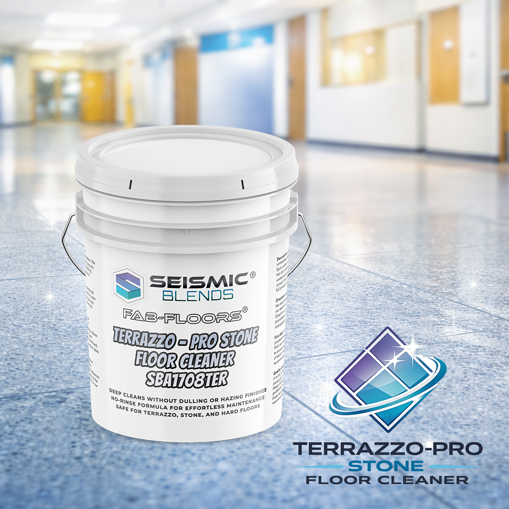 Fab Floors Terrazo-Pro Stone Floor Cleaner (SBA1708TER) – For Professional Stone & Terrazzo Care