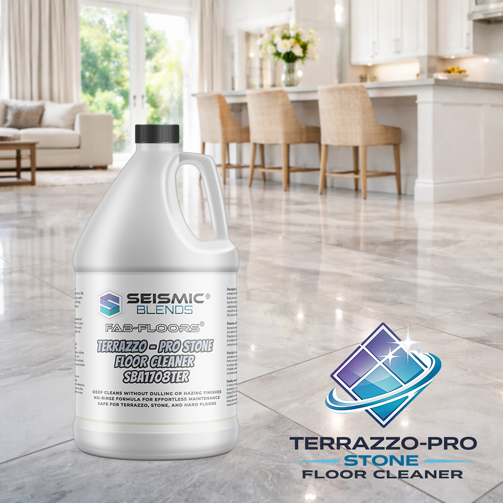Fab Floors Terrazo-Pro Stone Floor Cleaner (SBA1708TER) – For Professional Stone & Terrazzo Care