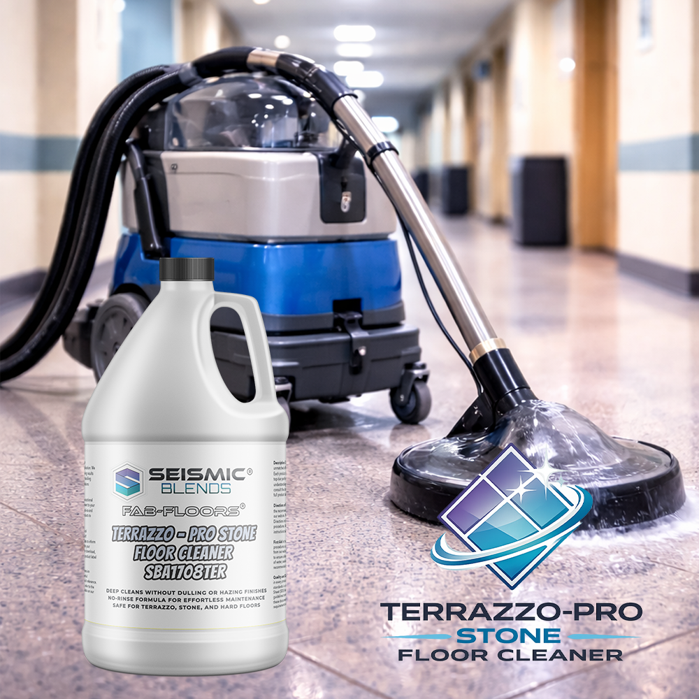 Fab Floors Terrazo-Pro Stone Floor Cleaner (SBA1708TER) – For Professional Stone & Terrazzo Care