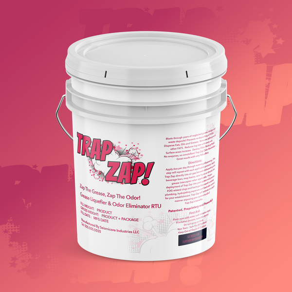 Trap-Zap Grease Trap Additive (GTT100) - Breaks Down Trap Grease To Ke Trap-Zap Grease Trap Additive (GTT100) - Breaks Down Trap Grease To Ke