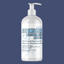 Load image into Gallery viewer, Seismicare® Bergamot, Citrus Anti-Bacterial Hand Soap&quot; w/Pump(s)
