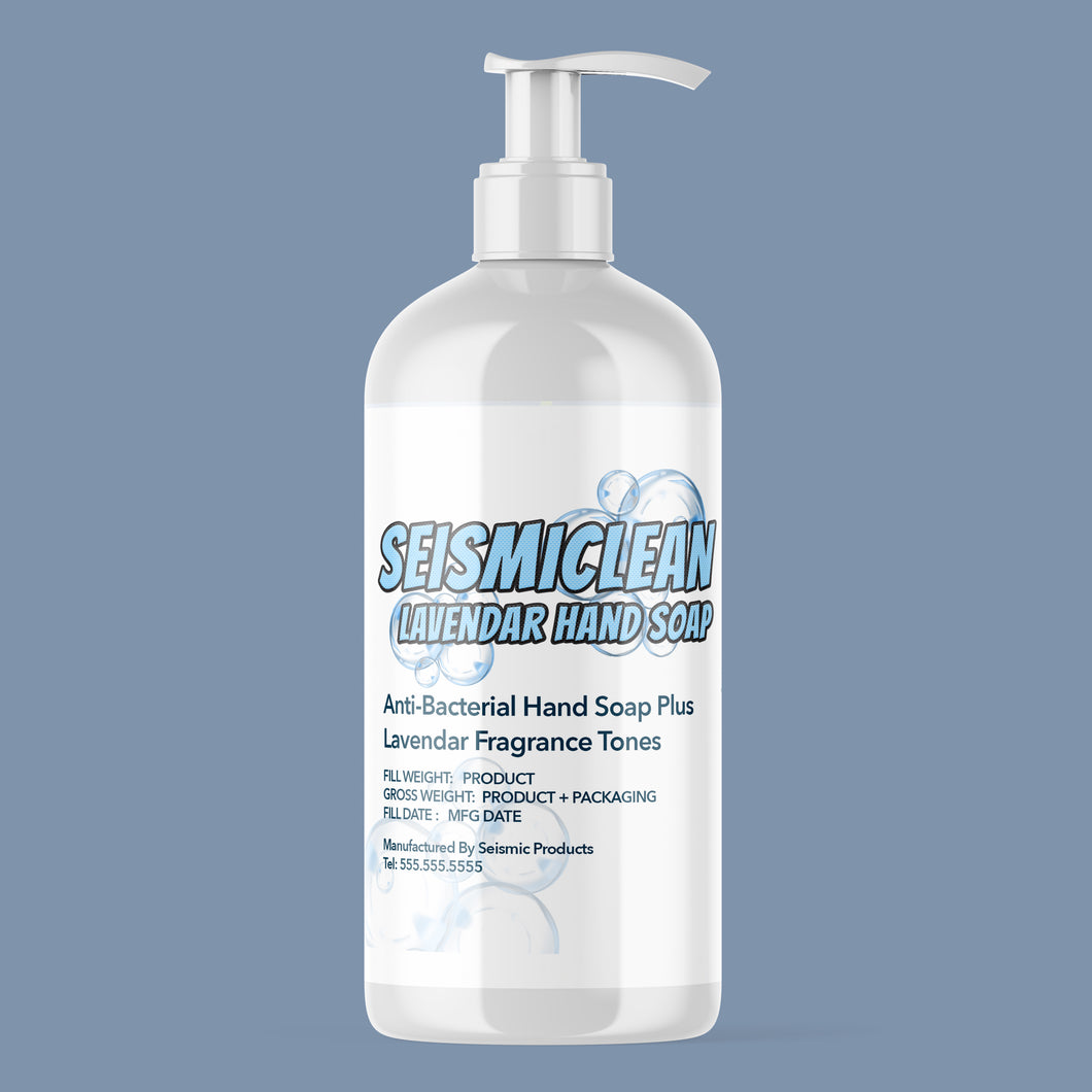 Seismicare® Lavendar Anti-Bacterial Hand Soap