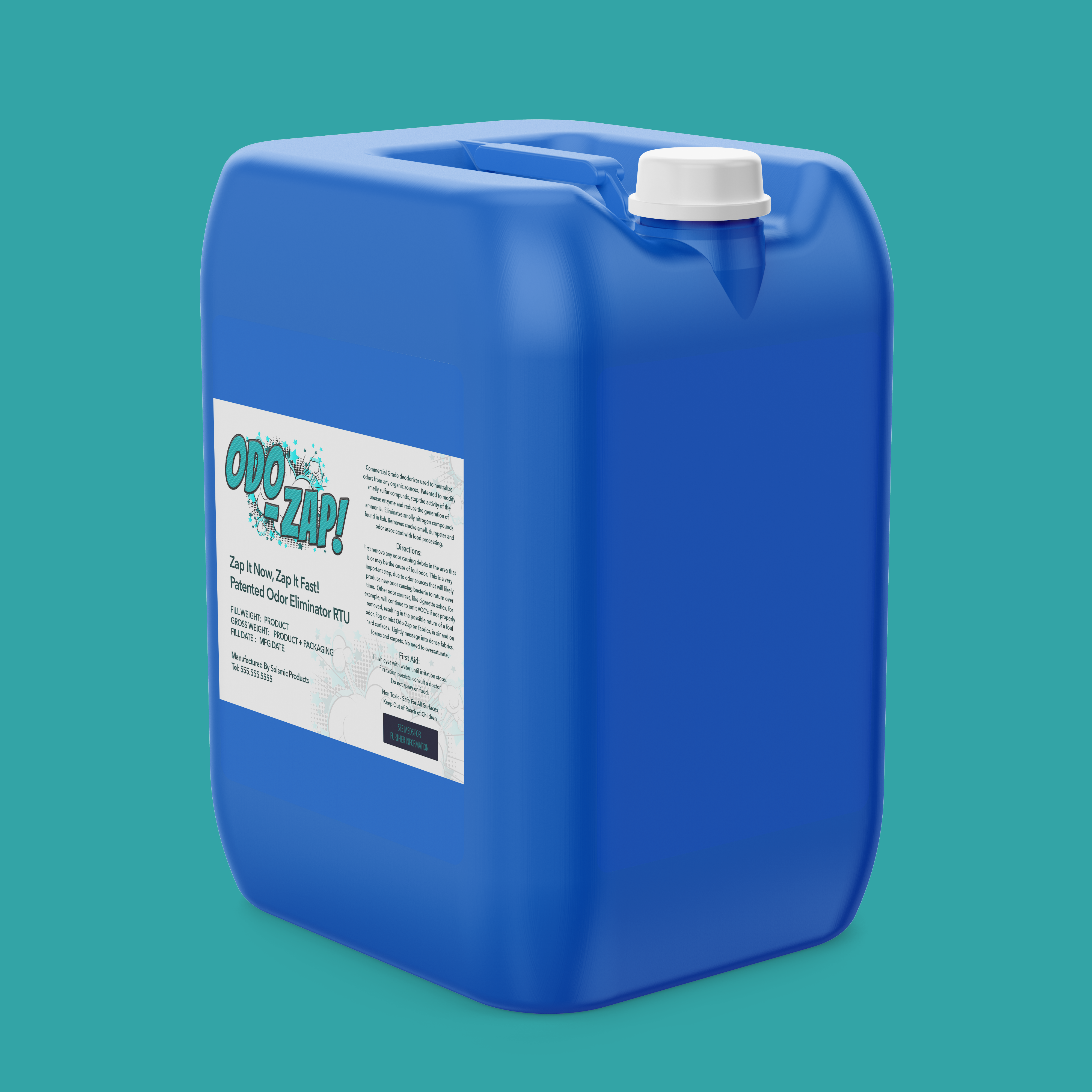 Odo-Zap® Patented Deodorizer SBF100