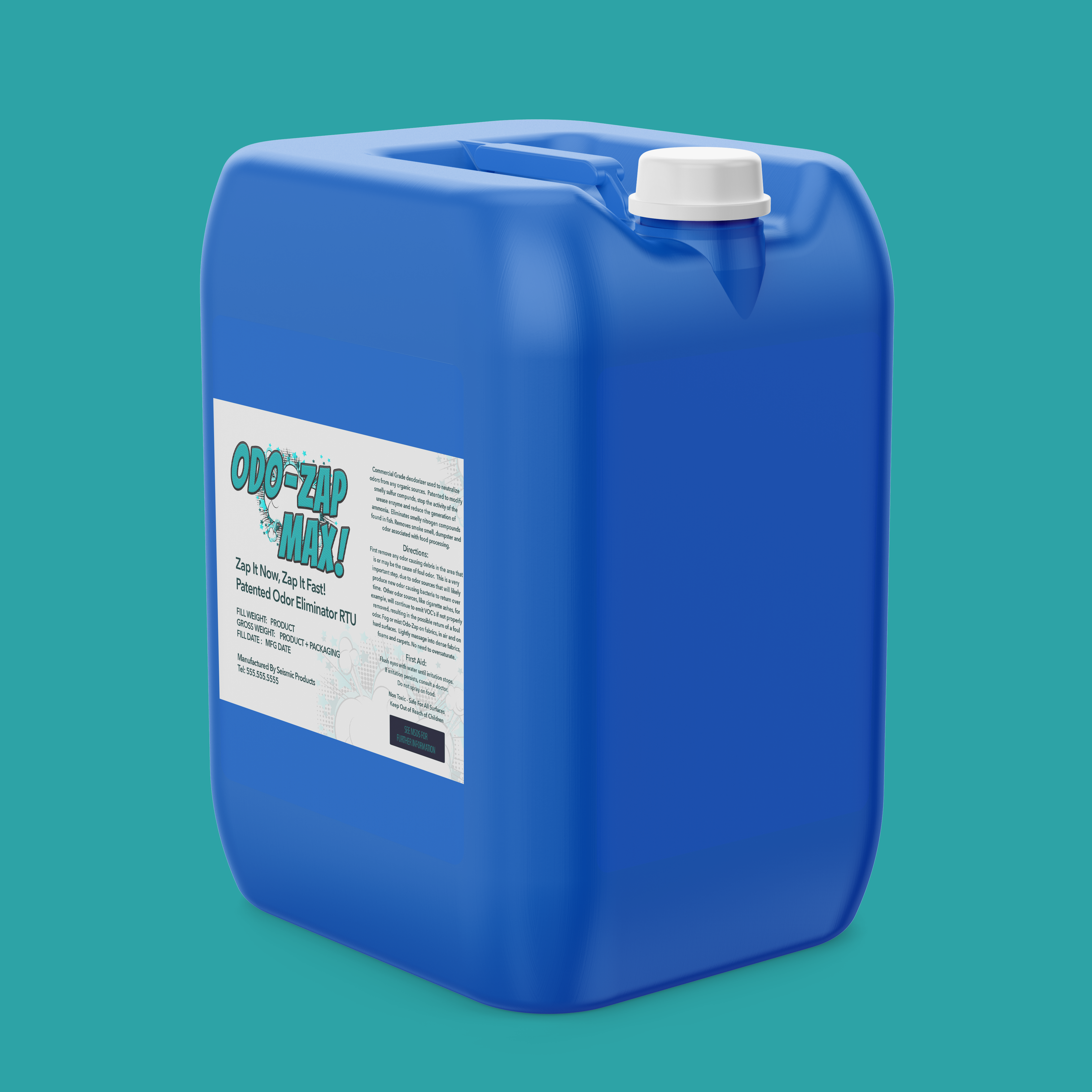 Odo-Zap® MAX! Patented Deodorizer SBF110