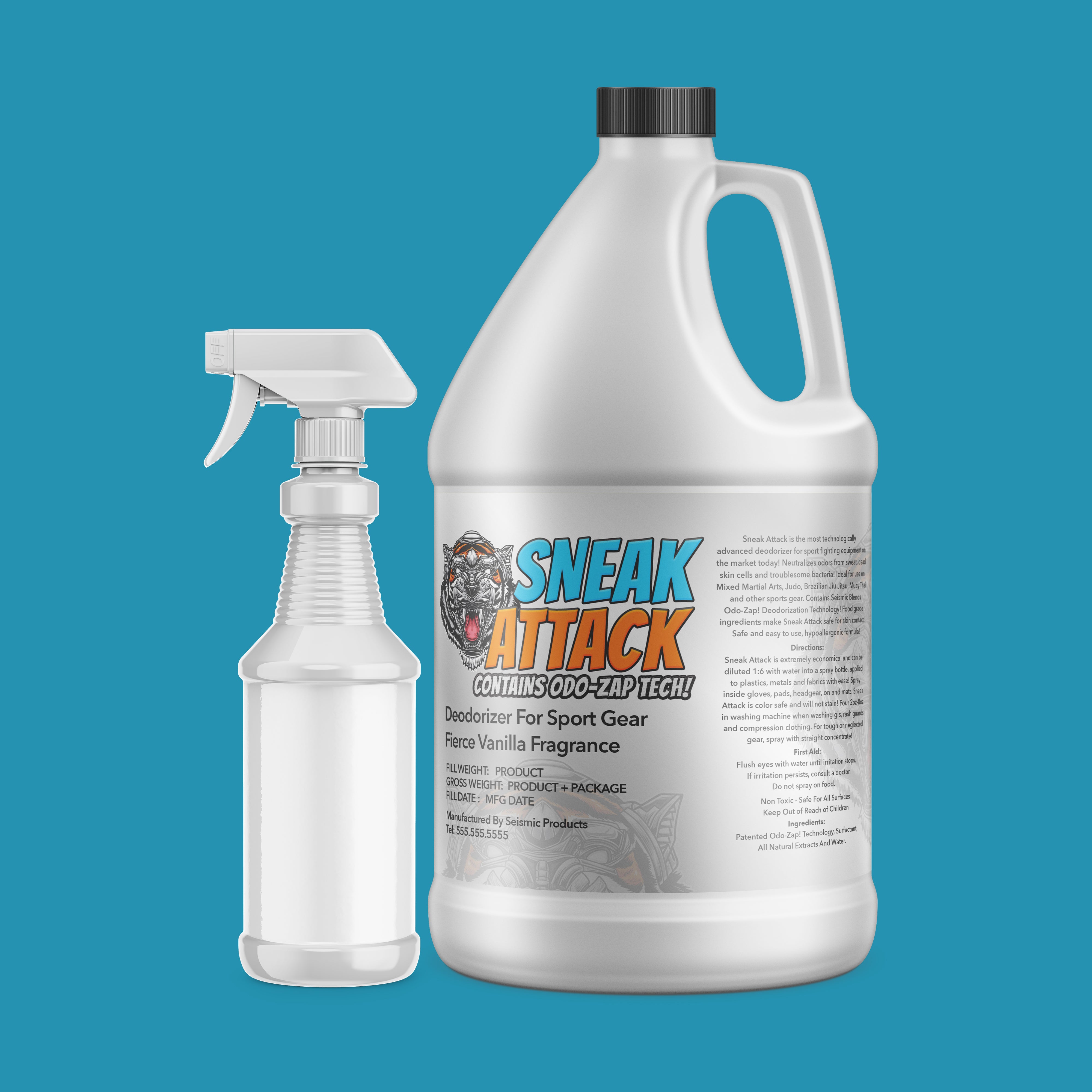 Odo-Zap® Sneak Attack" Athletic Gear Deodorizer MRD150