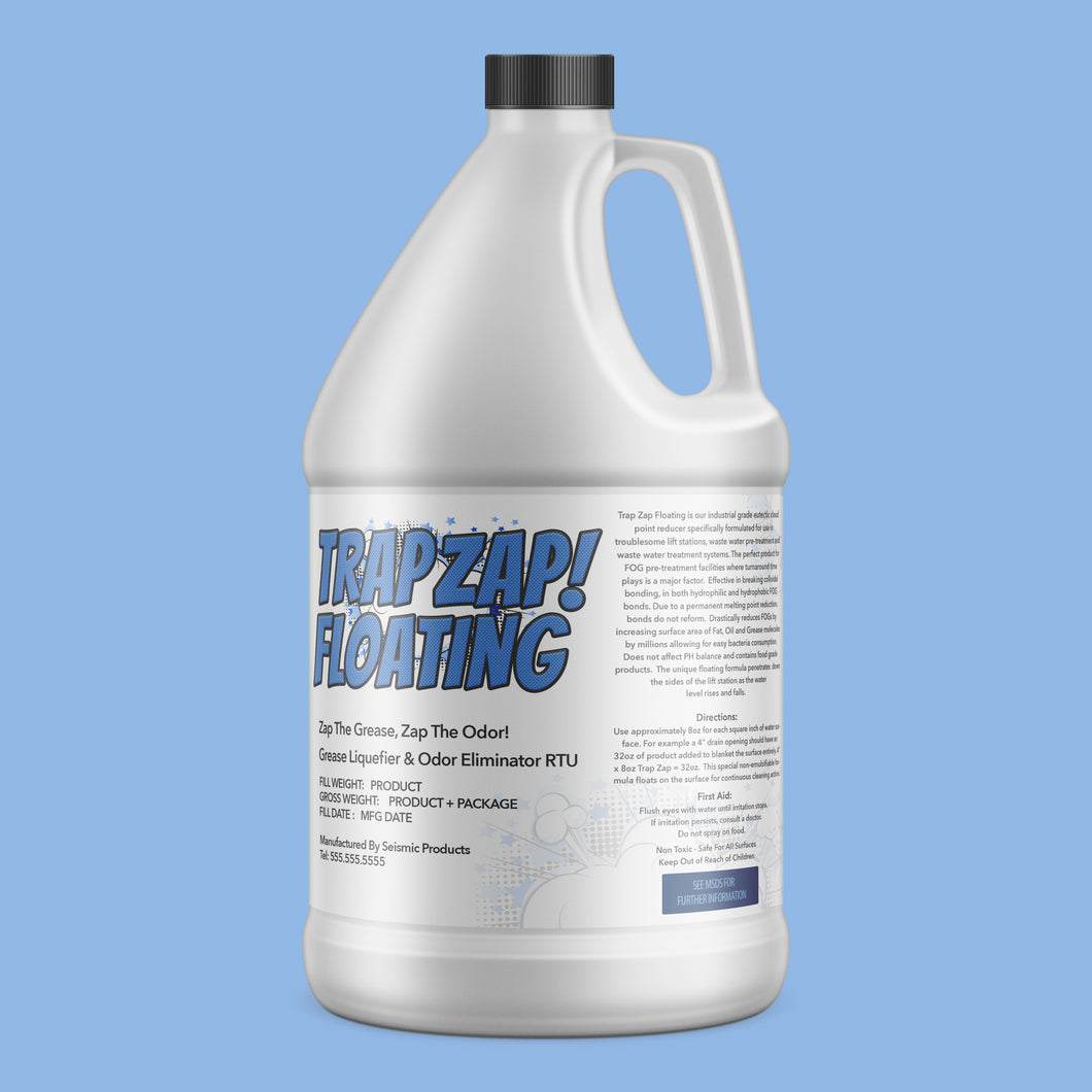 Trap Zap Floating® Heavy Commercial Drain Additive